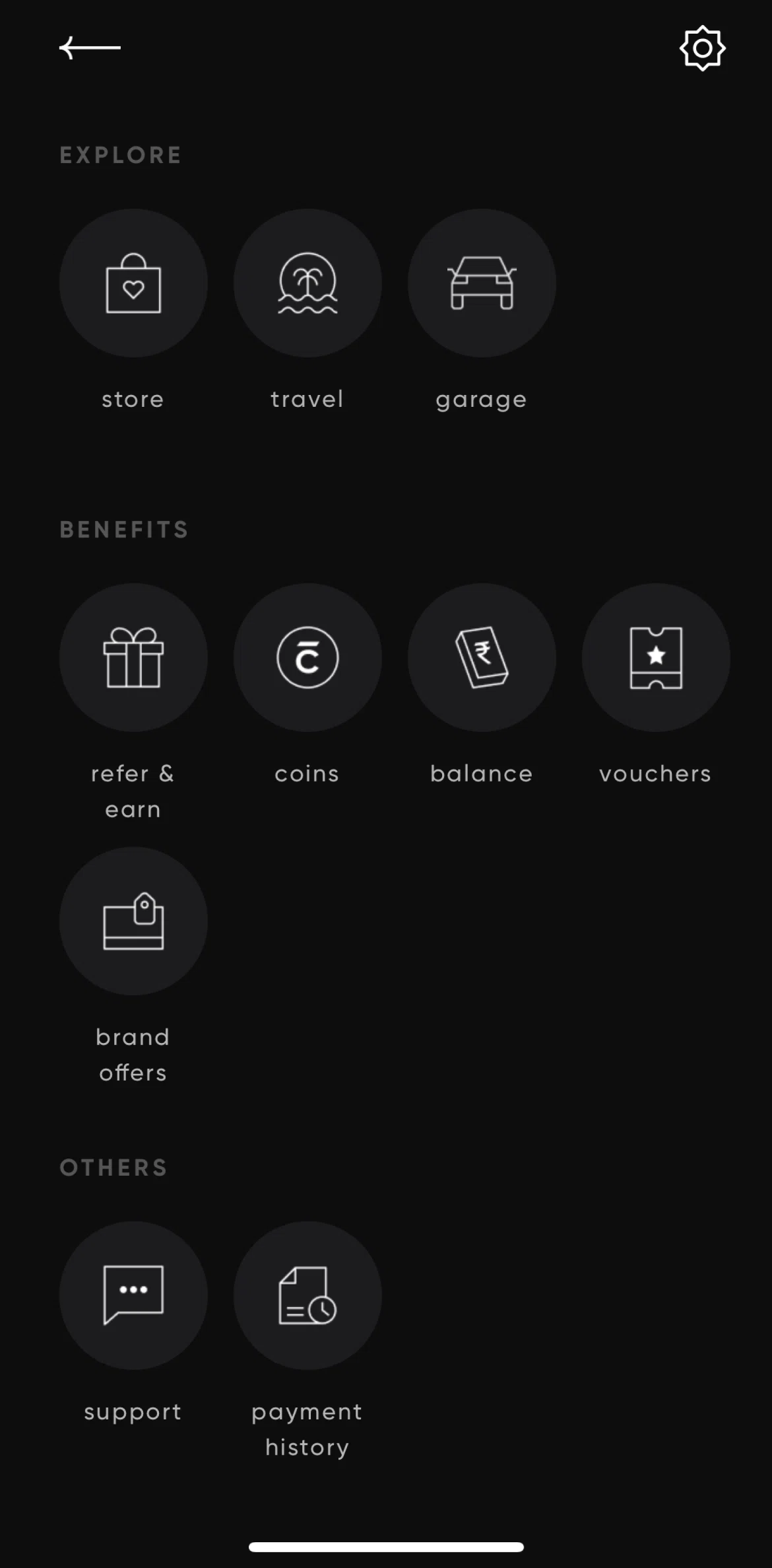 Cred Screen screen in the Brand offers flow