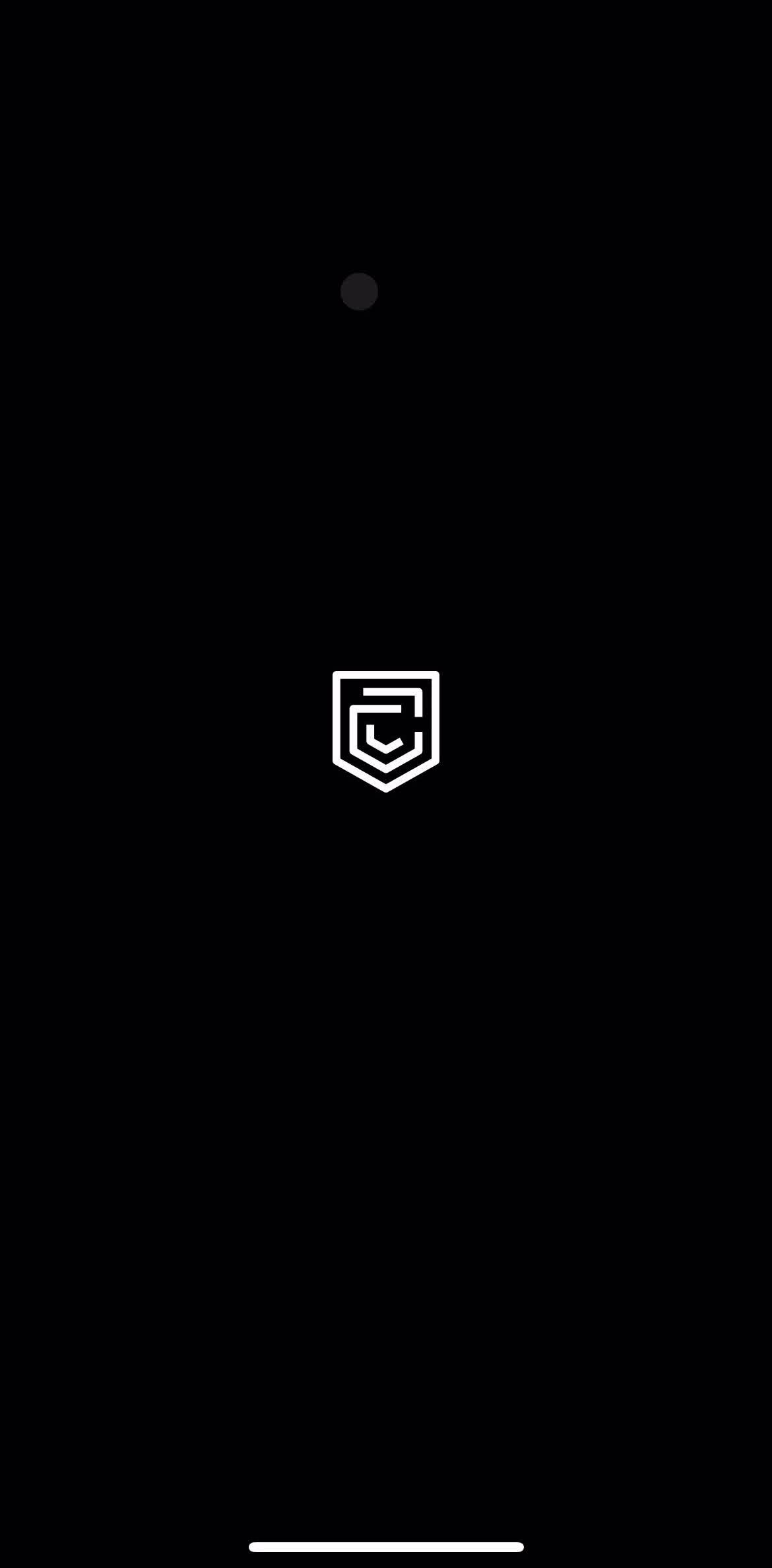 Cred Splash screen screen in the Onboarding flow