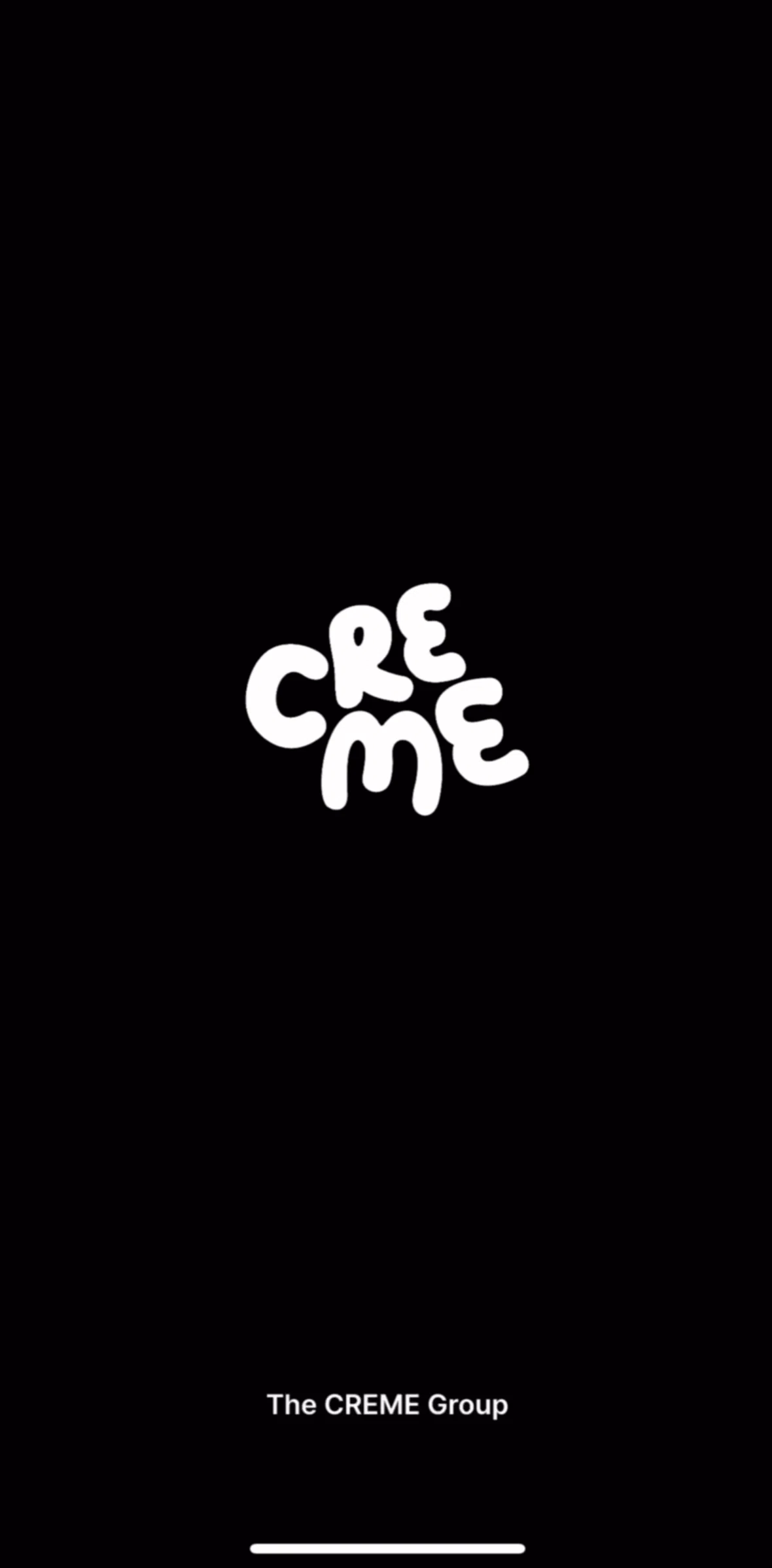CREME Screen screen in the Onboarding flow