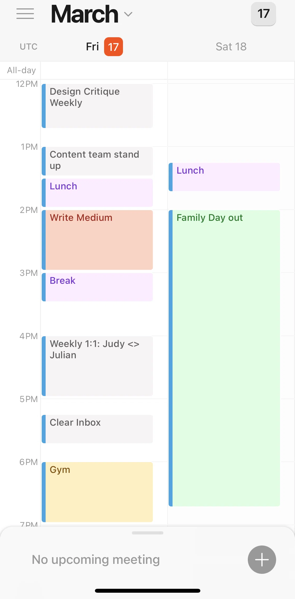 Cron Calendar Screen screen in the Selecting dates flow