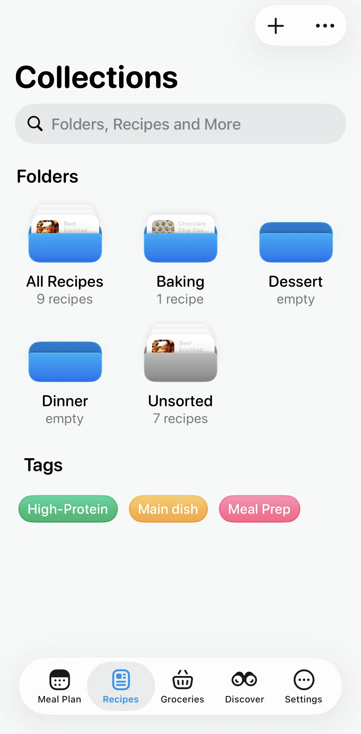 Crouton Screen screen in the Manage tags flow