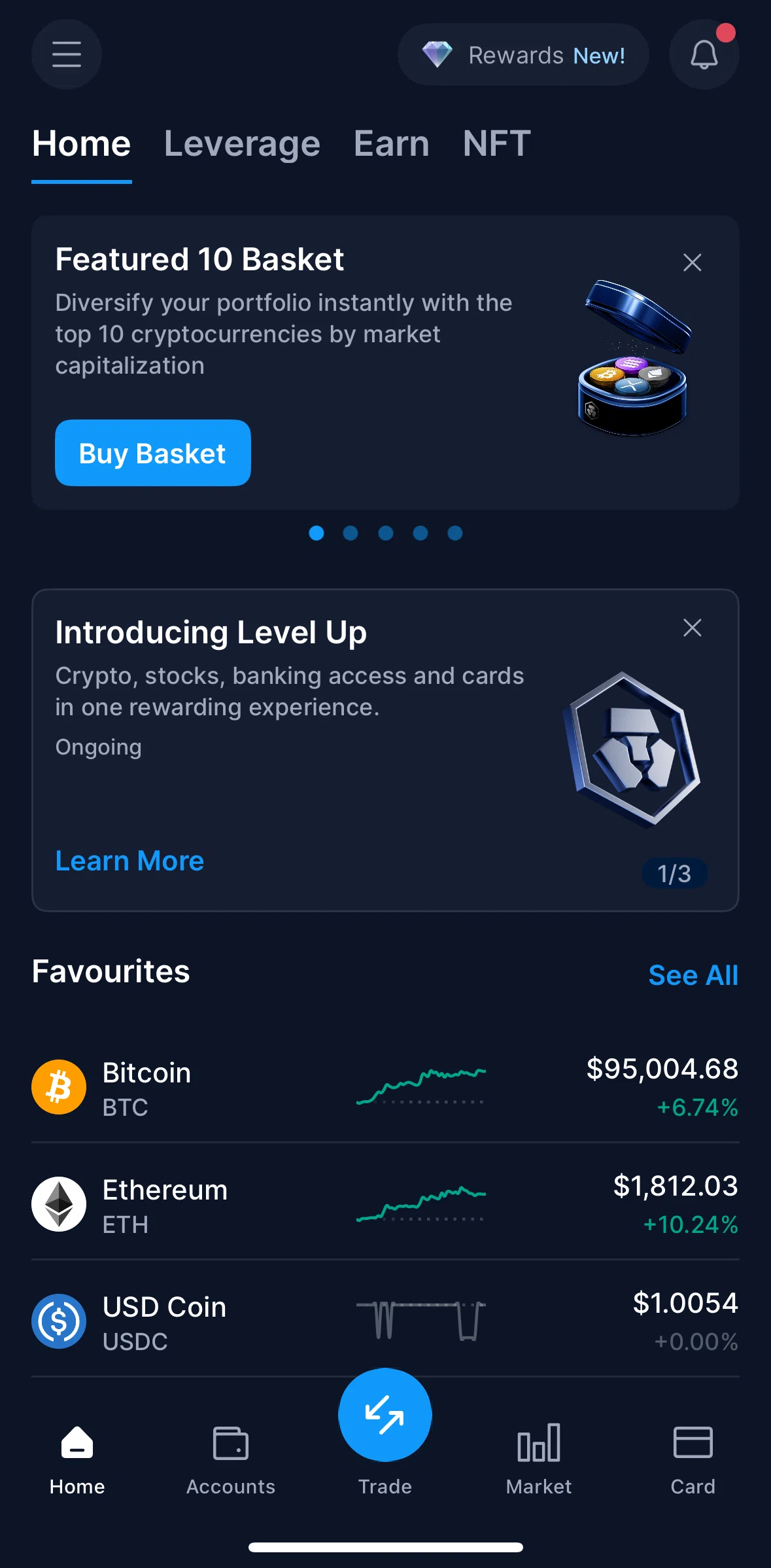 Crypto Com Screen screen in the Card flow