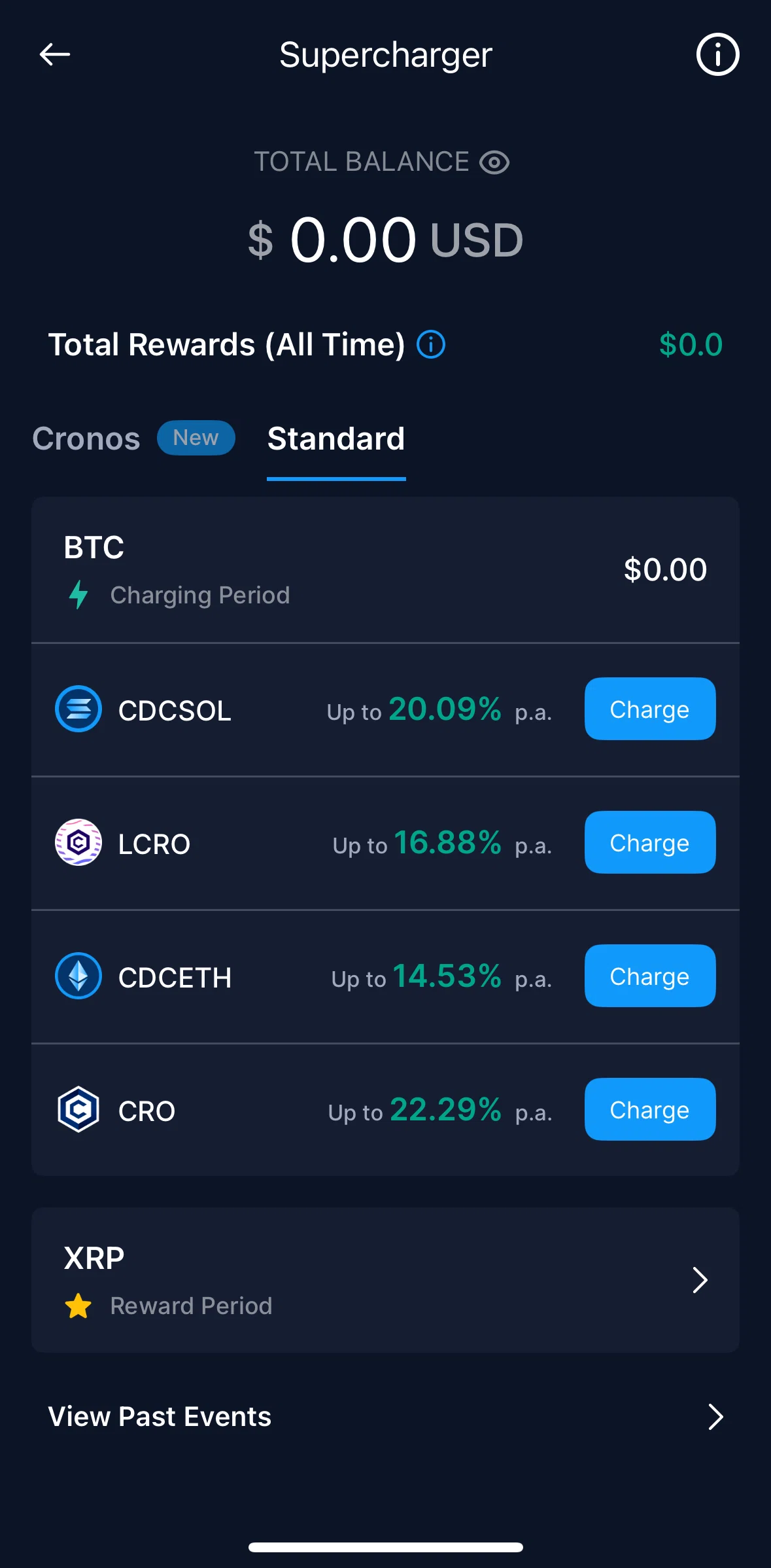 Crypto Com Screen screen in the Reward detail flow