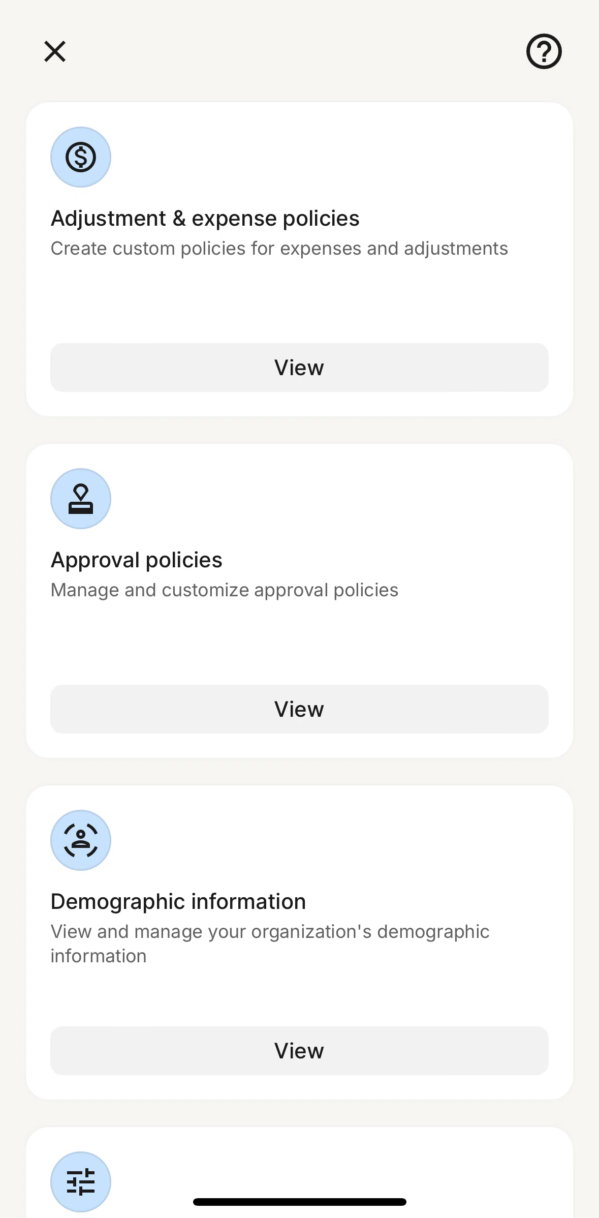 Deel Screen screen in the Demographic info flow