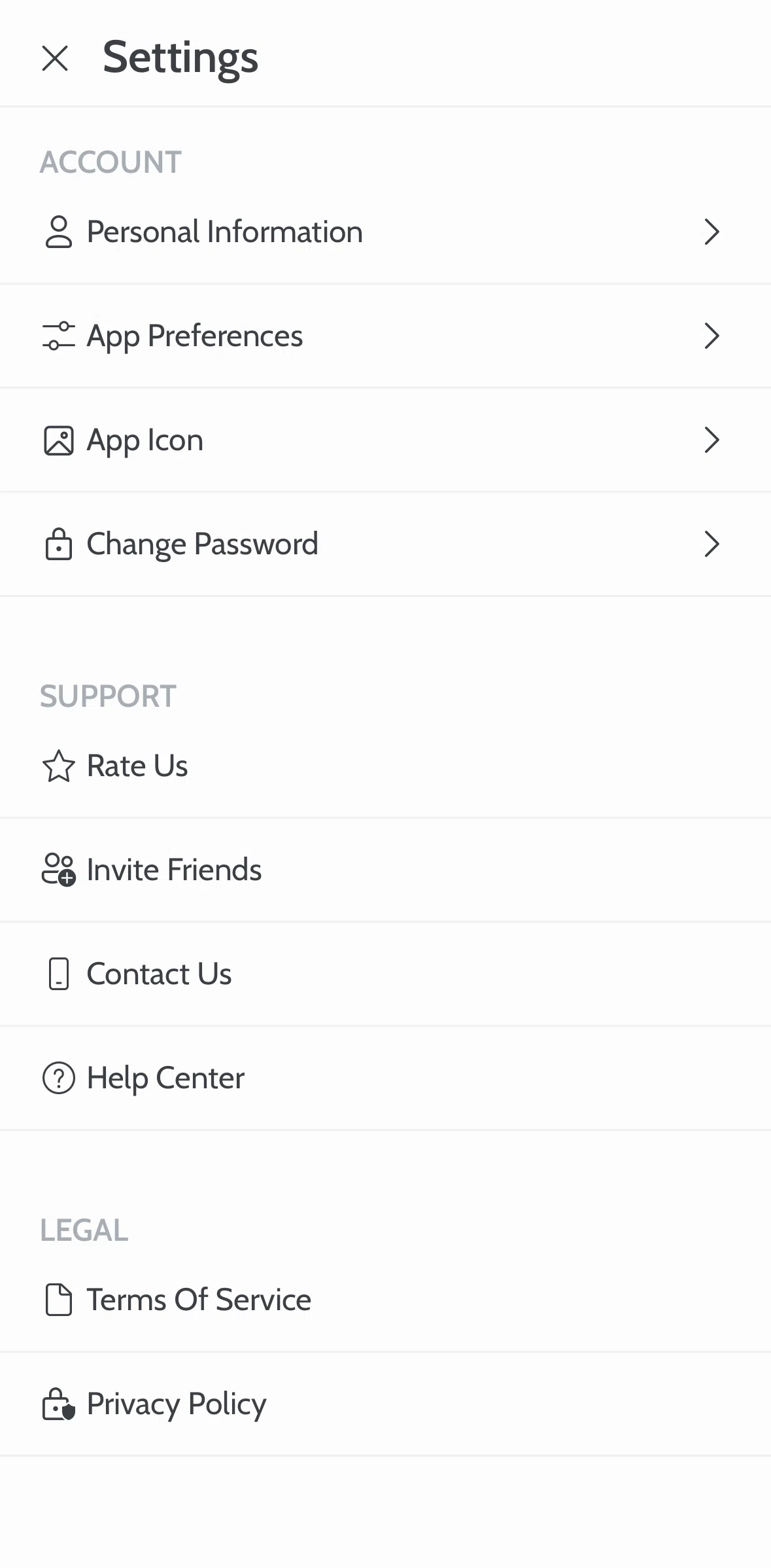 Deepstash Screen screen in the Changing app icon flow
