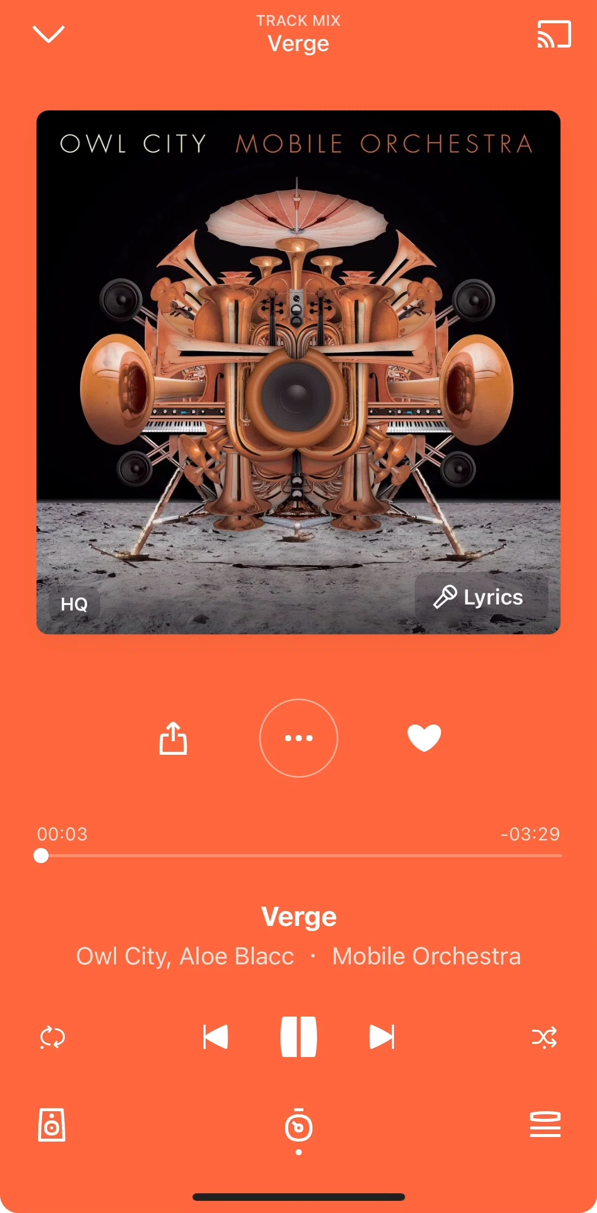 Deezer Screen screen in the Setting a sleep timer flow