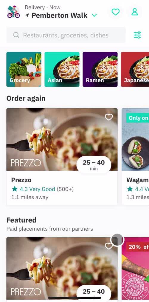 Deliveroo Leaving A Review preview