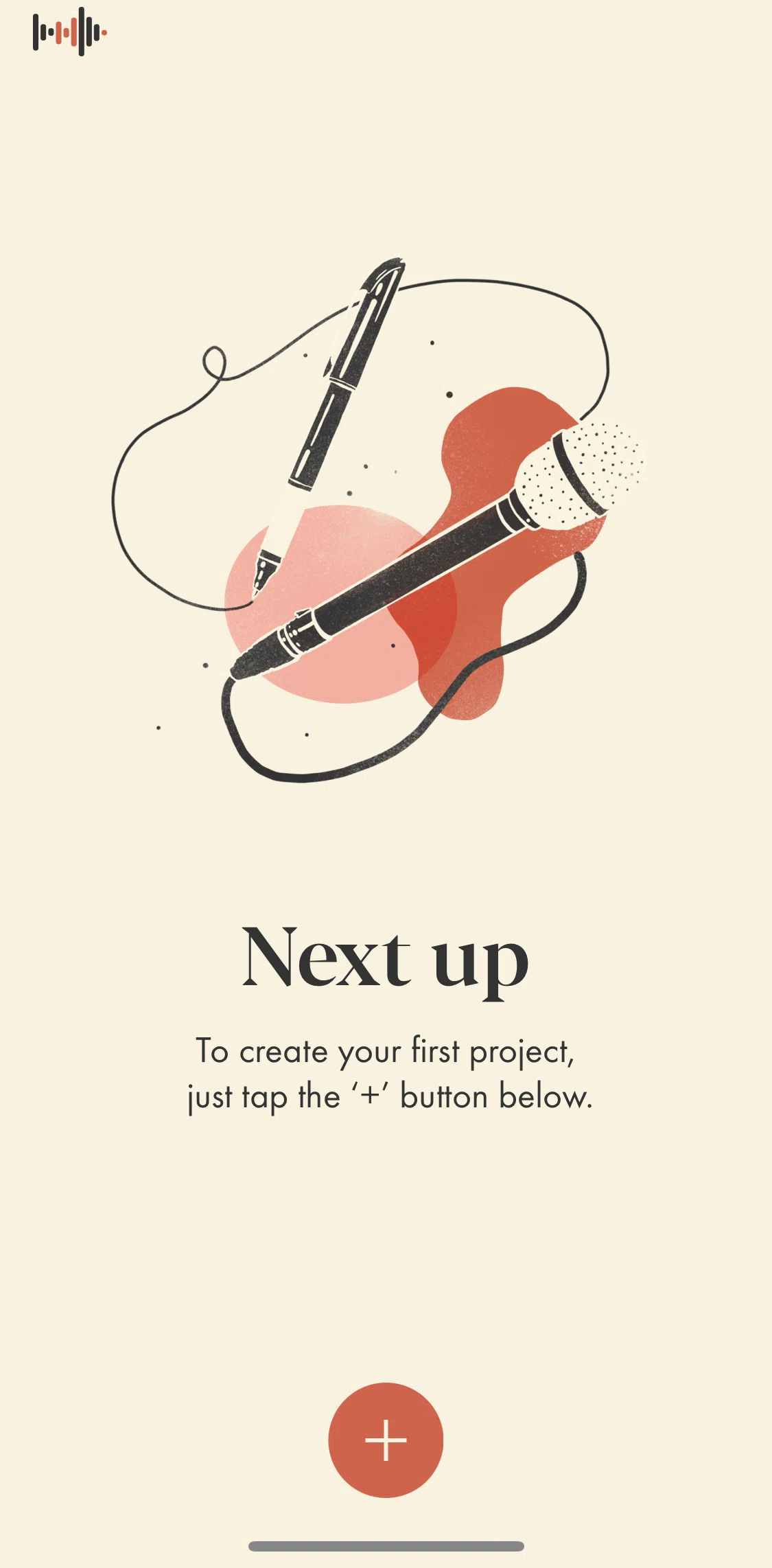 Demo Screen screen in the Creating a sample song (guided tour) flow