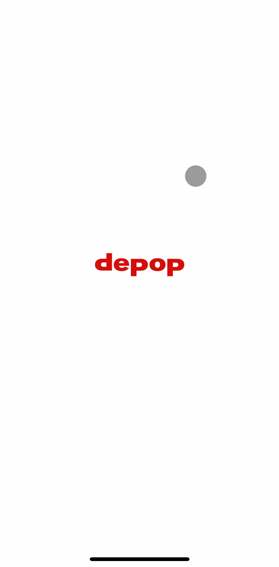 Depop Onboarding preview