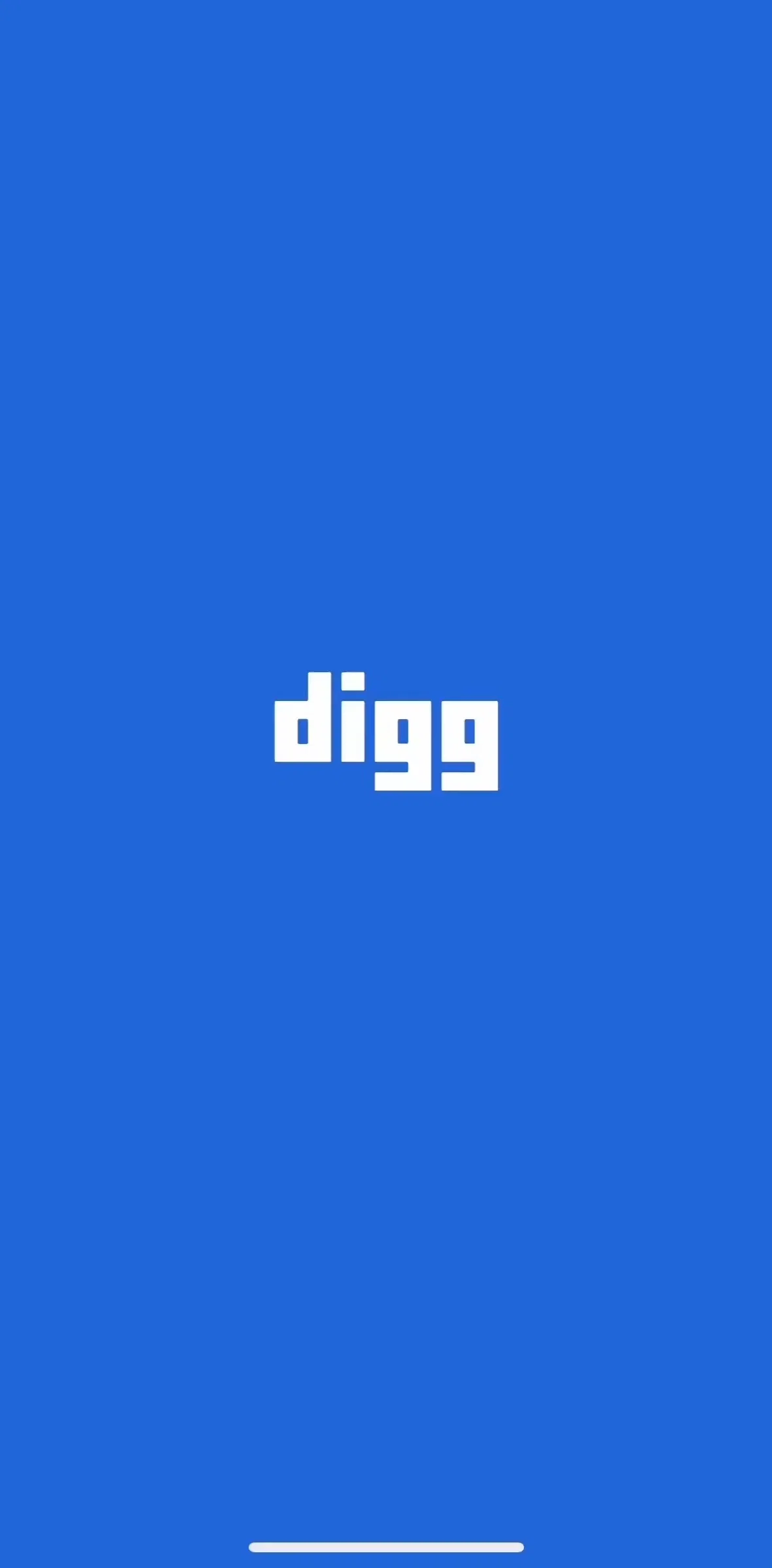 Digg Screen screen in the Onboarding flow