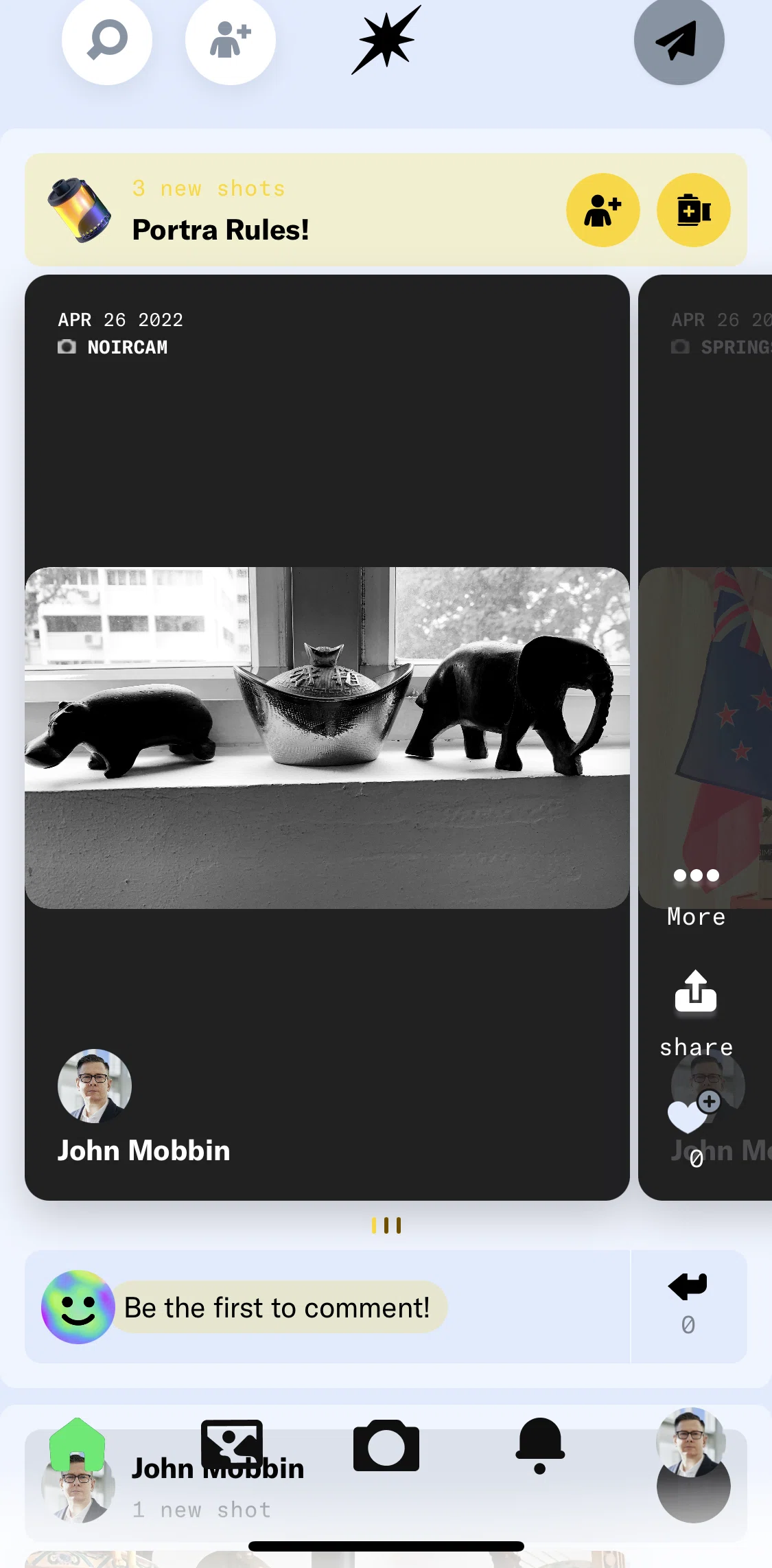 Dispo Screen screen in the Find friends flow