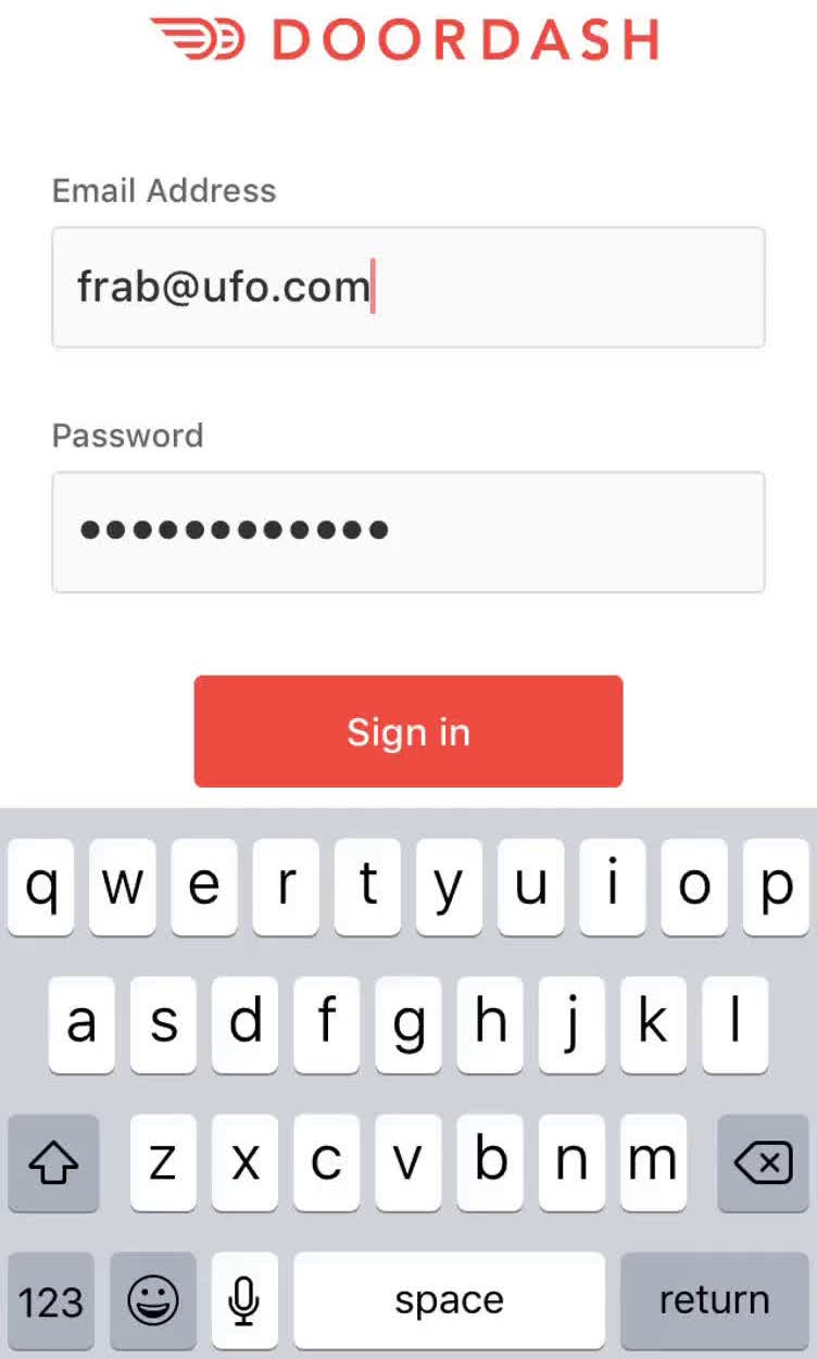 DoorDash General Browsing preview
