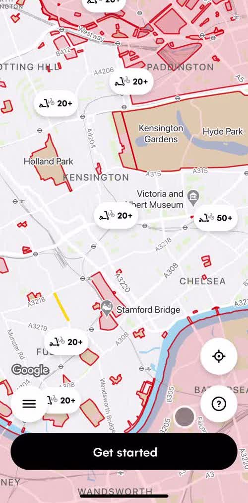 Dott Browse map screen in the Onboarding flow
