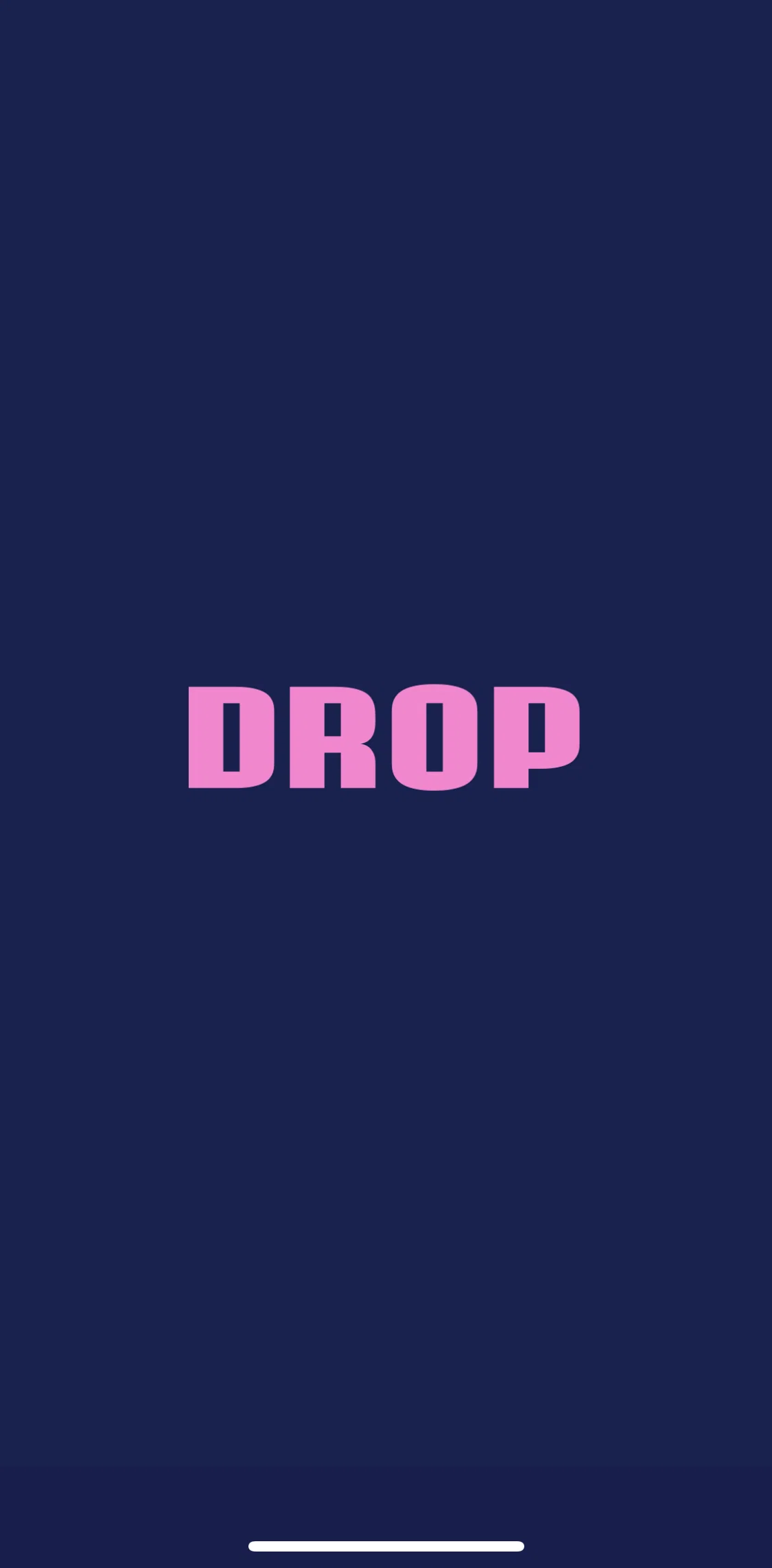 Drop Screen screen in the Logging in flow