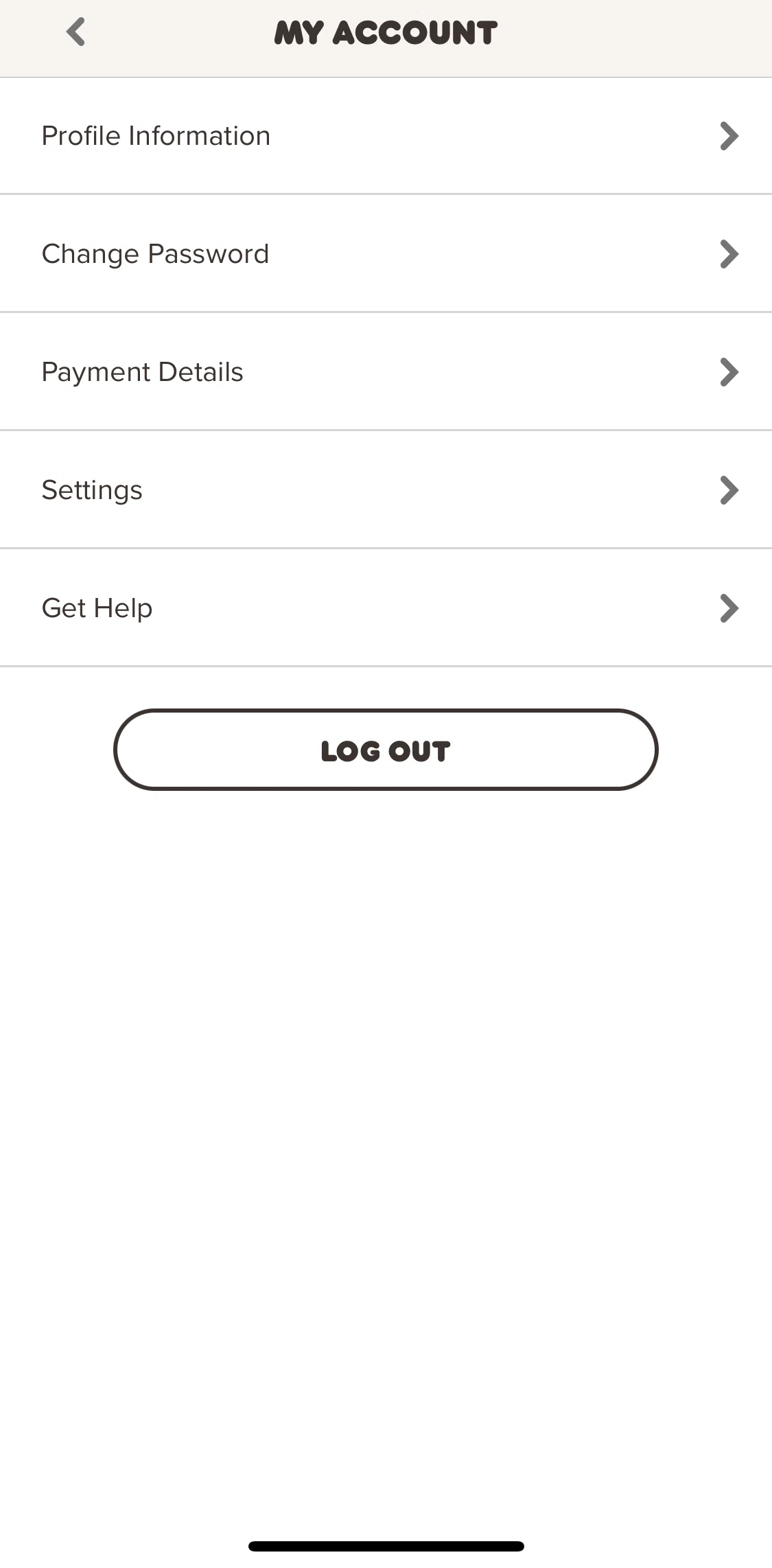 Dunkin' Screen screen in the Get help flow