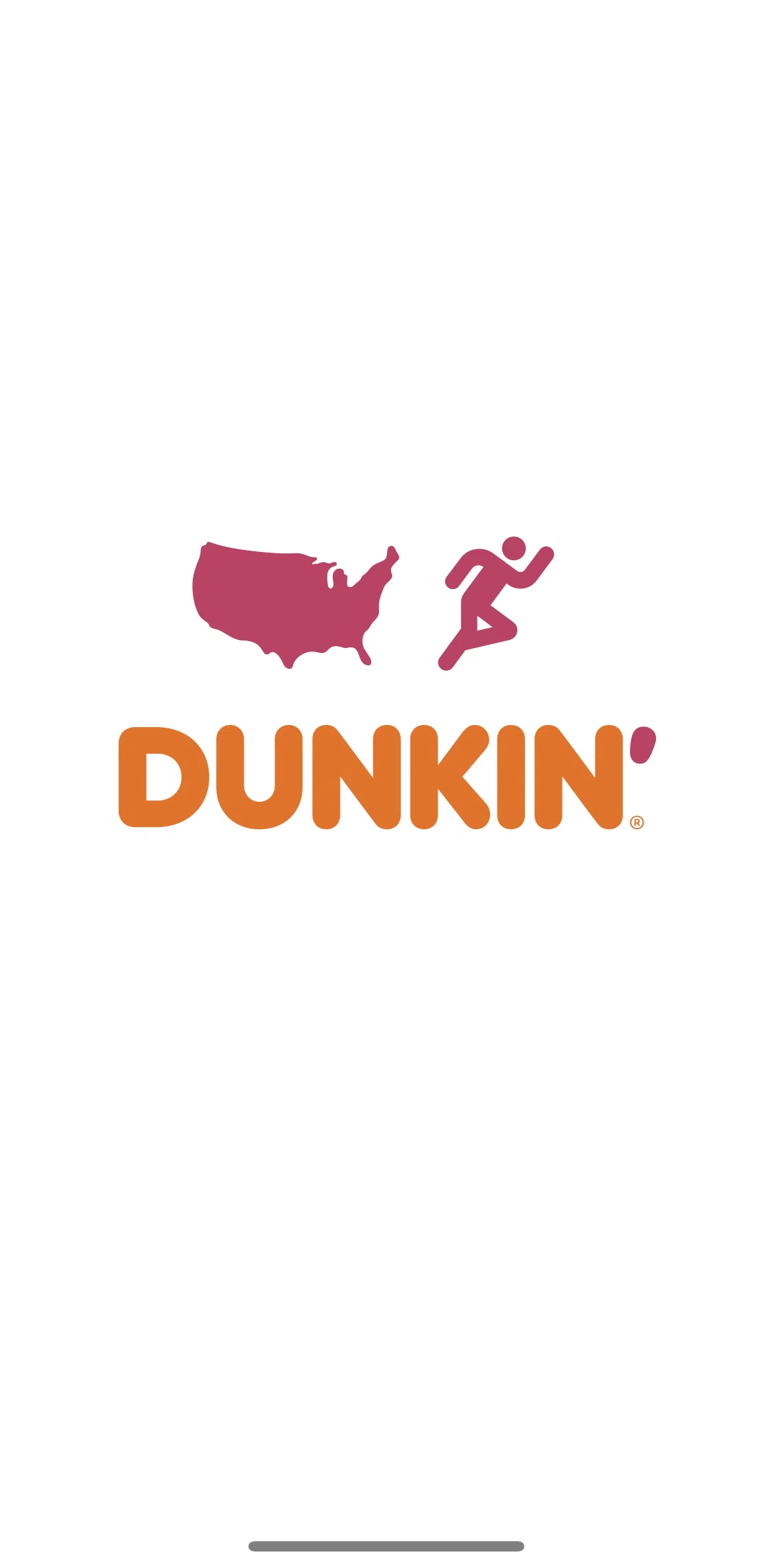 Dunkin' Screen screen in the Onboarding flow