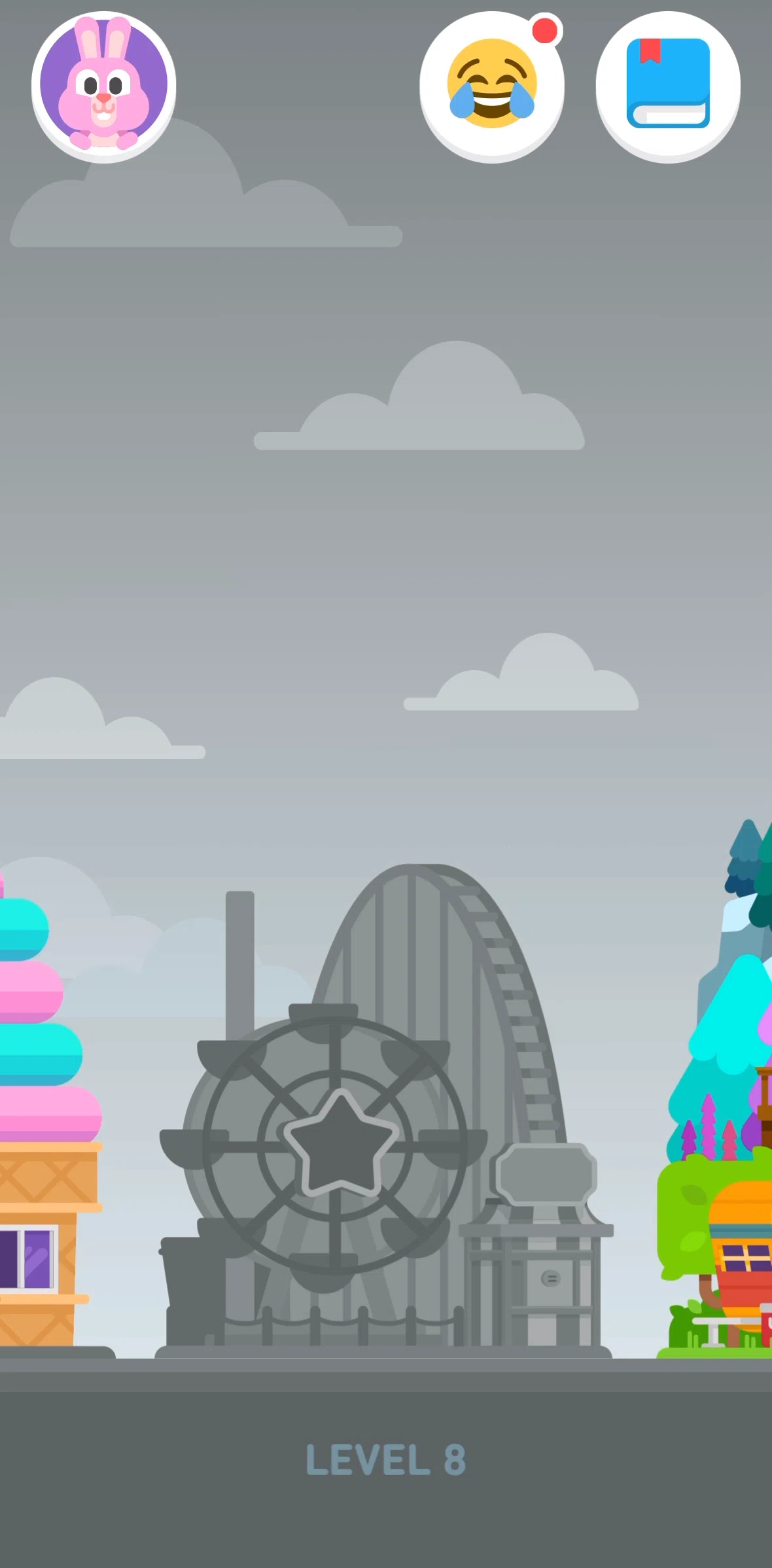 Duolingo ABC Screen screen in the Unlocking a level flow