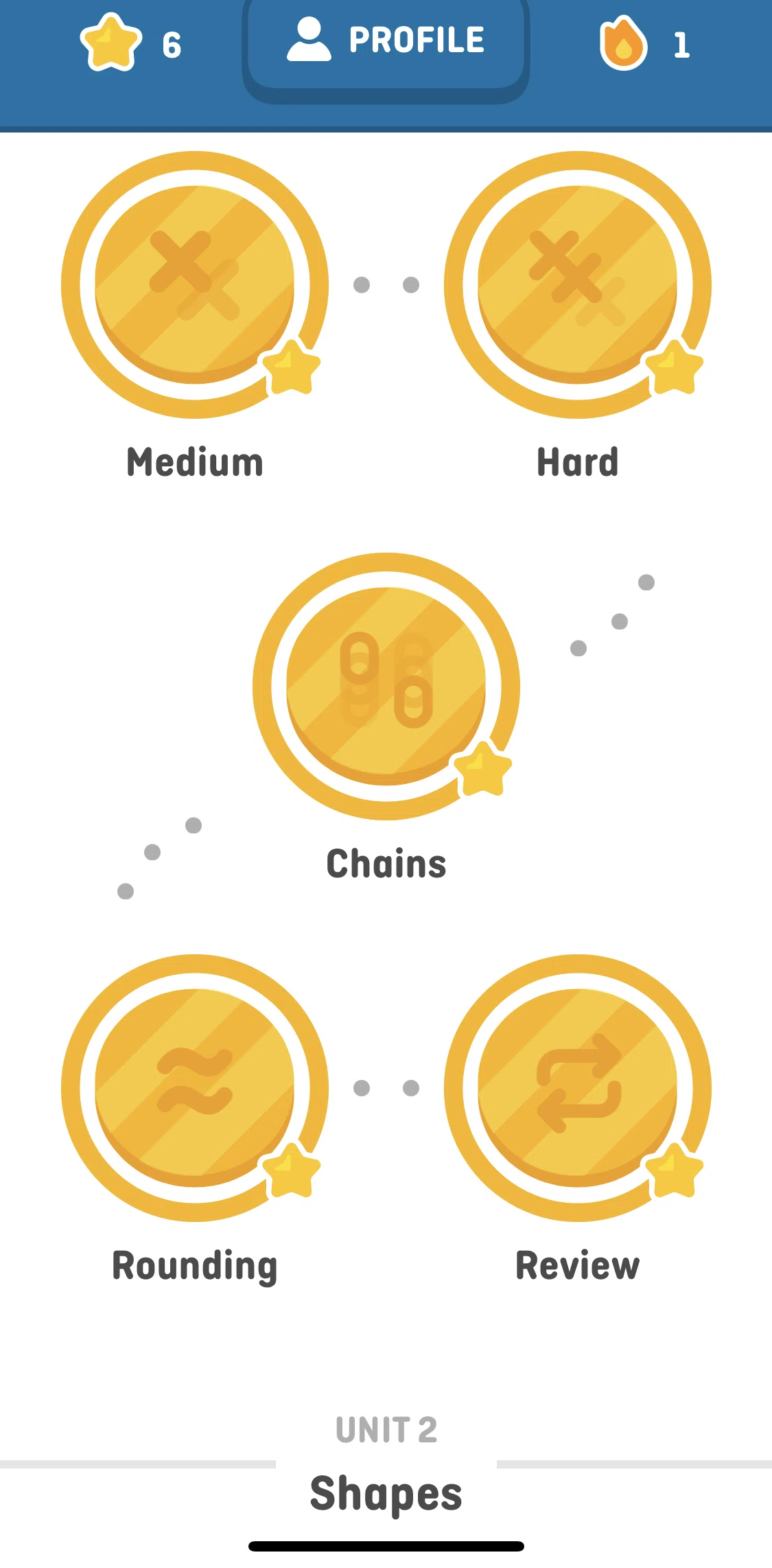 Duolingo Math Screen screen in the Completing a timed speed round flow