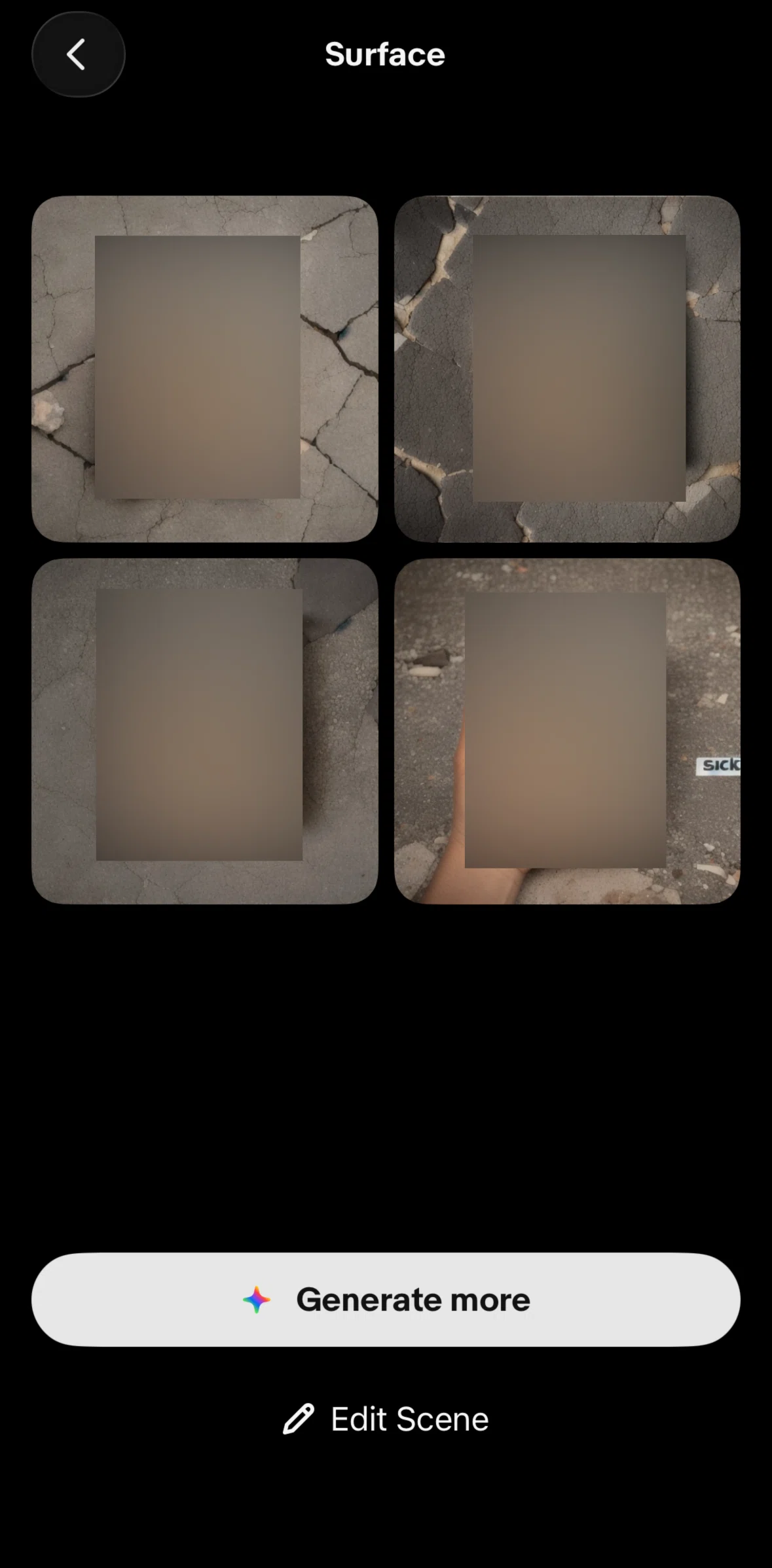 Ebay Screen screen in the Editing an image scene flow