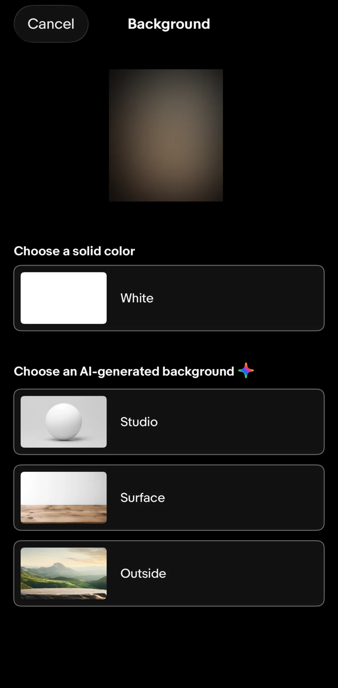Ebay Screen screen in the Generating more images flow