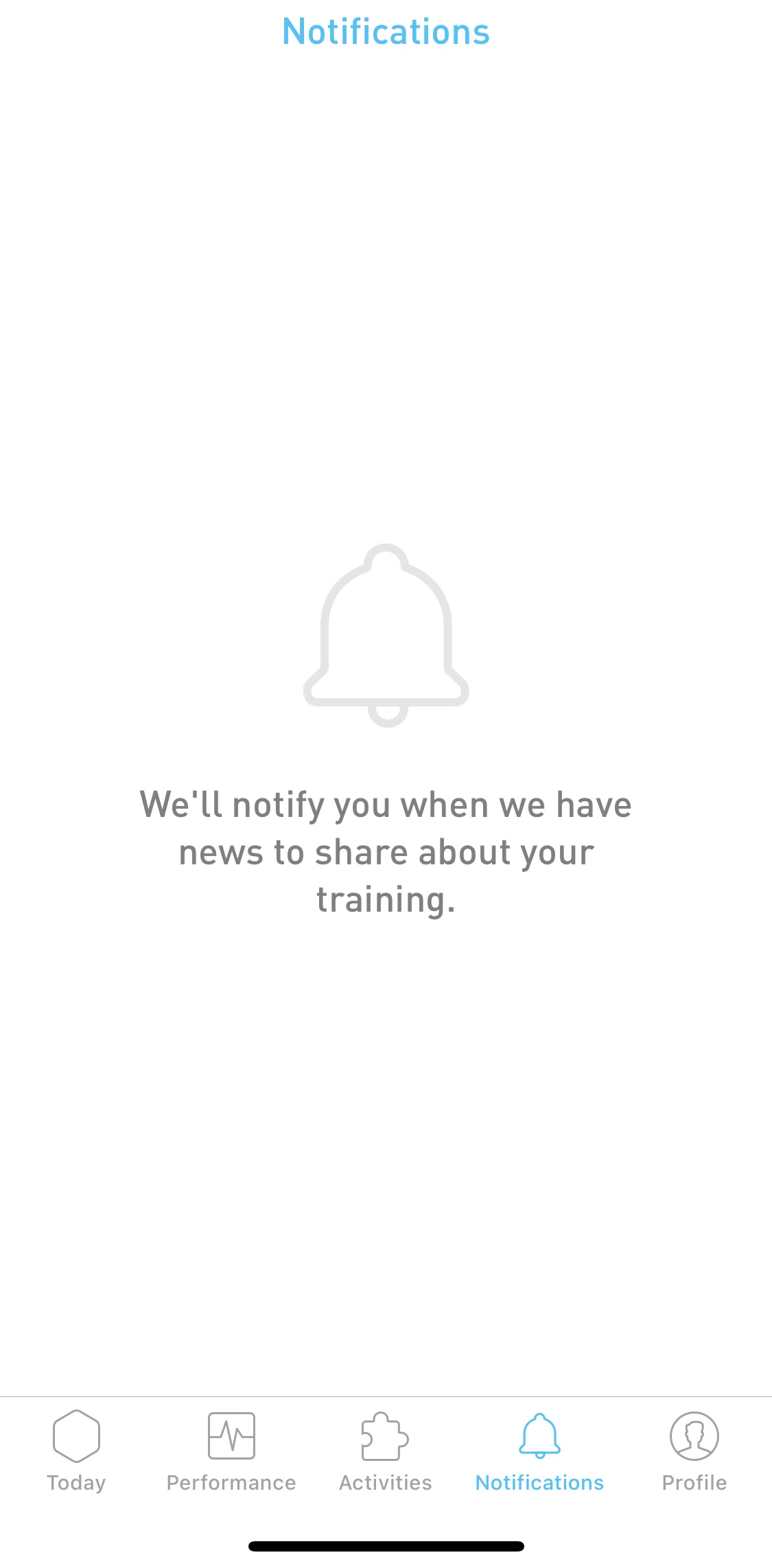 Elevate Screen screen in the Notifications flow
