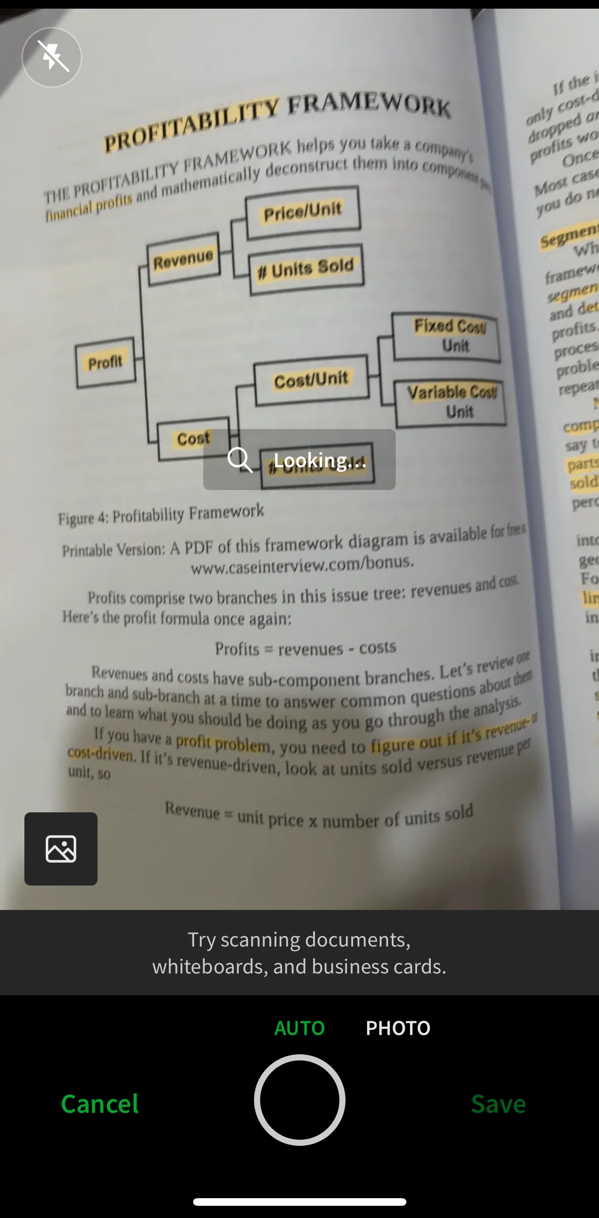 Evernote Screen screen in the Adding an image (gallery) flow