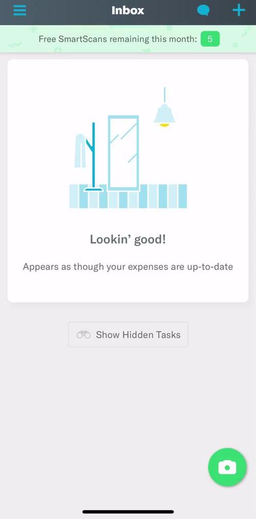 Expensify Inbox screen in the Adding Expenses flow