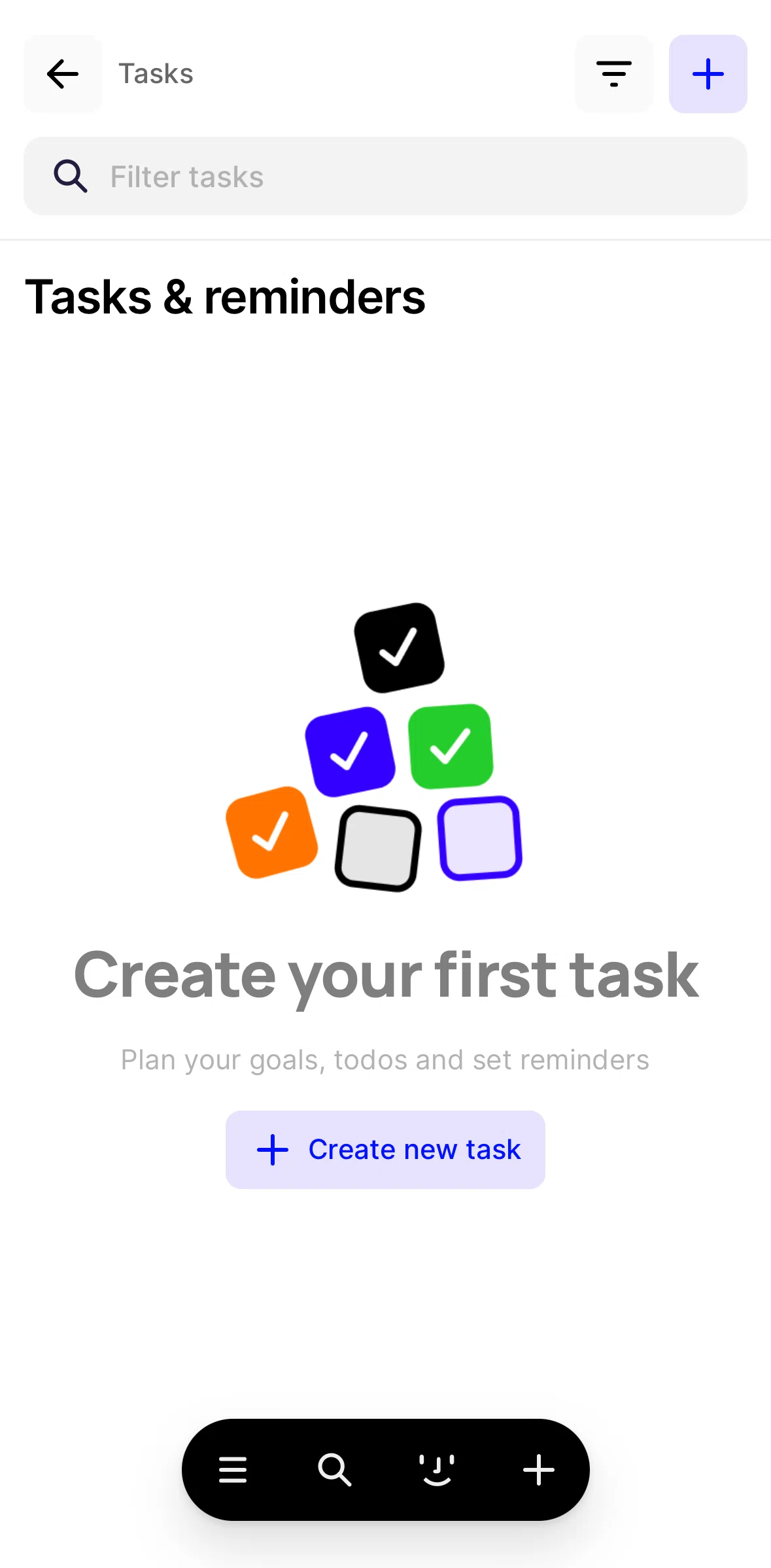 Fabric Screen screen in the Creating a task flow