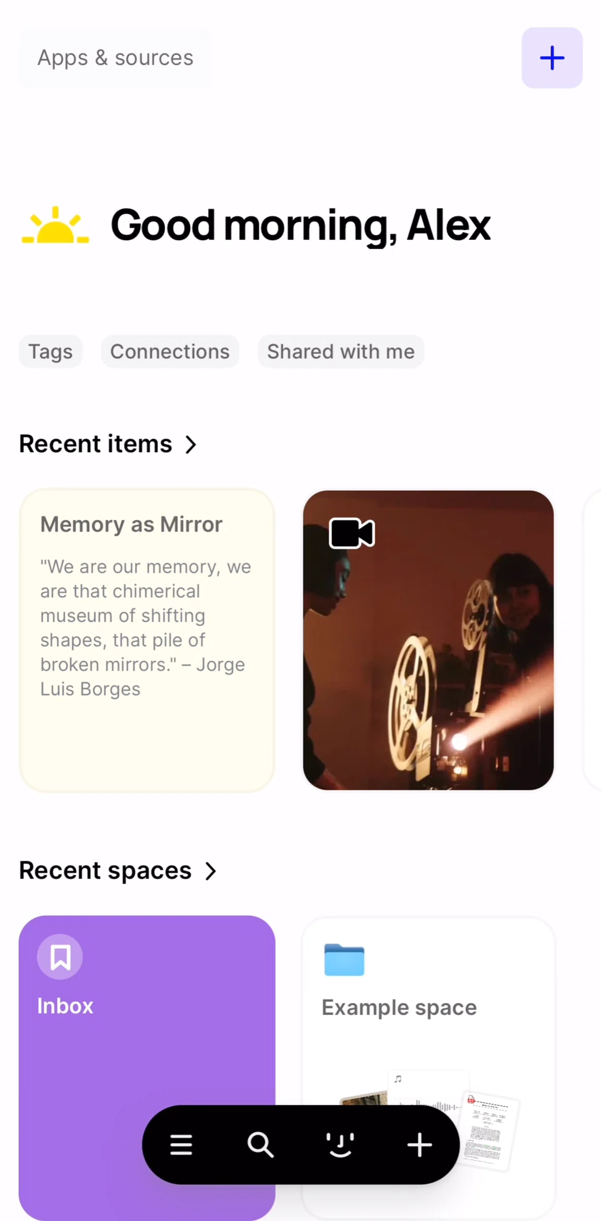 Fabric Screen screen in the Search flow
