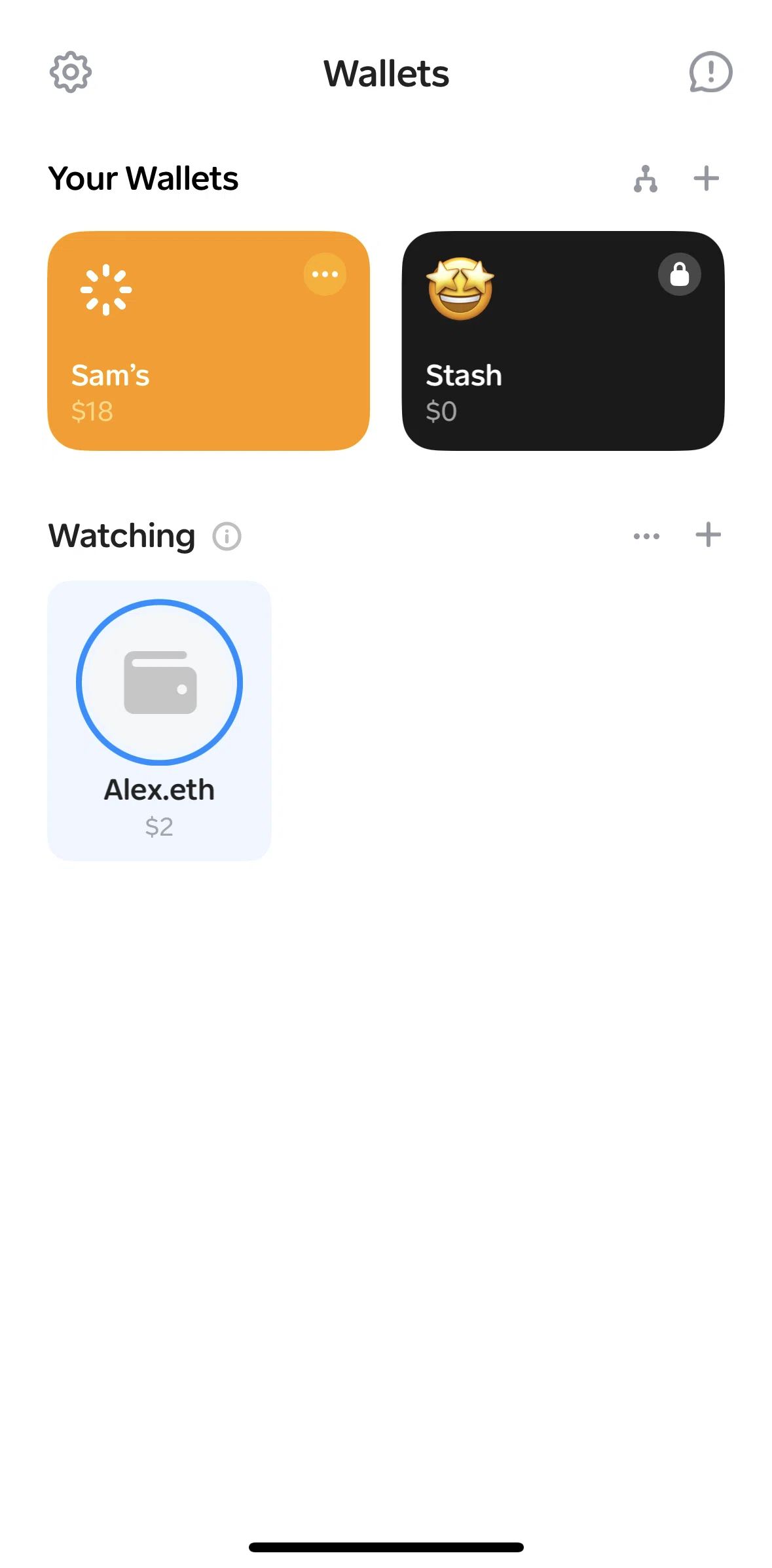 Family Screen screen in the Reporting a bug flow