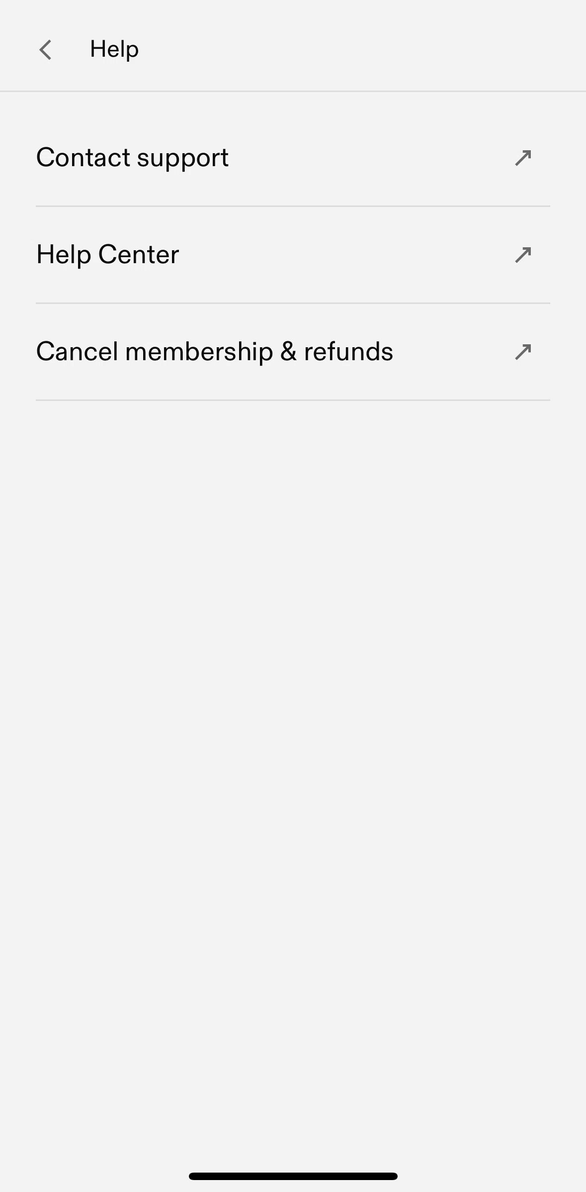 Feeld Screen screen in the Cancelling membership flow