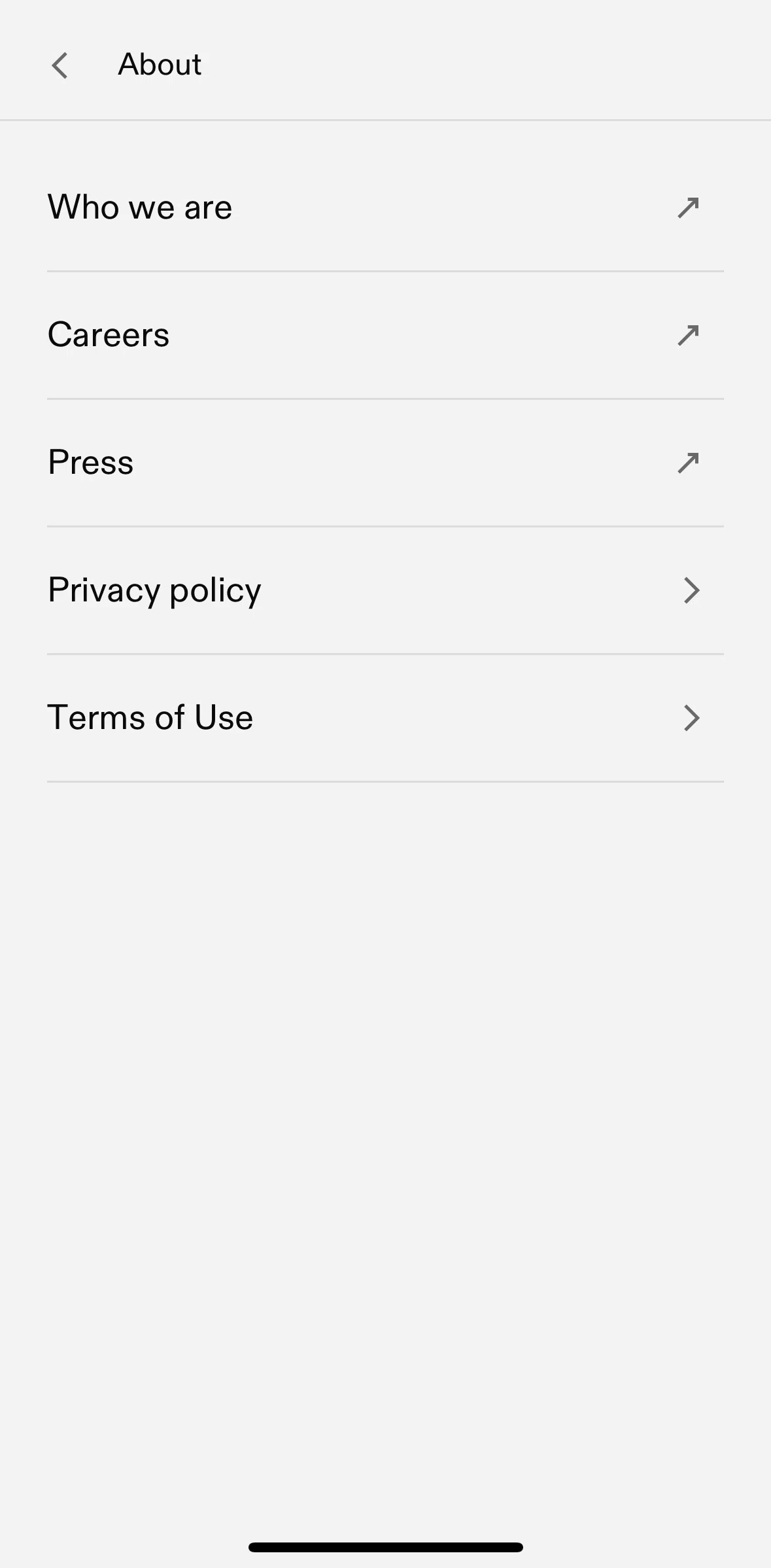 Feeld Screen screen in the Terms of use flow