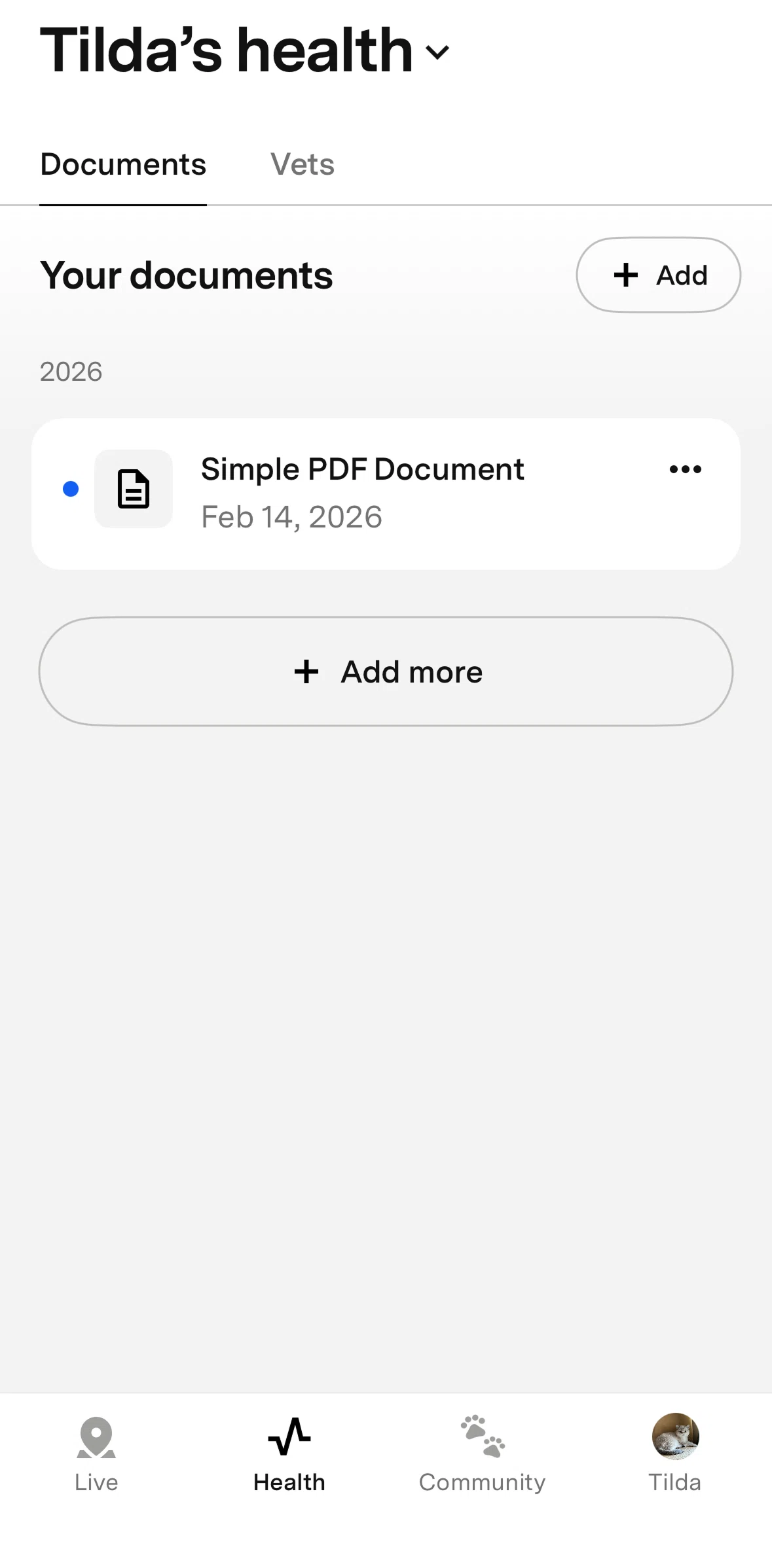 Fi Screen screen in the Editing a document flow