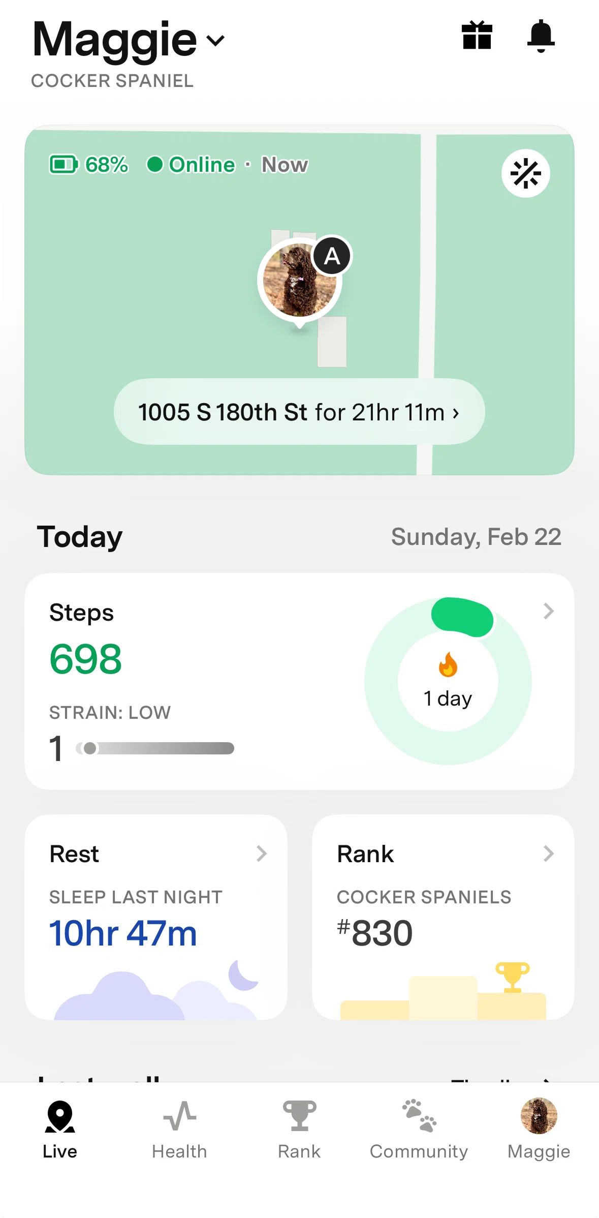 Fi Screen screen in the Steps flow
