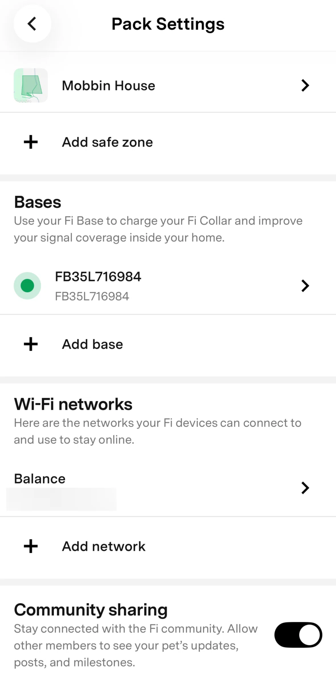 Fi Screen screen in the Wifi network flow