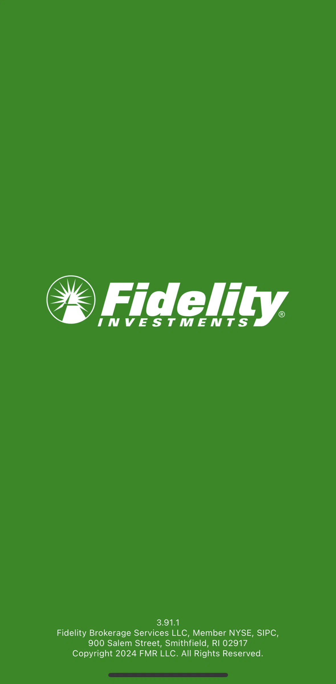 Fidelity Screen screen in the Onboarding flow