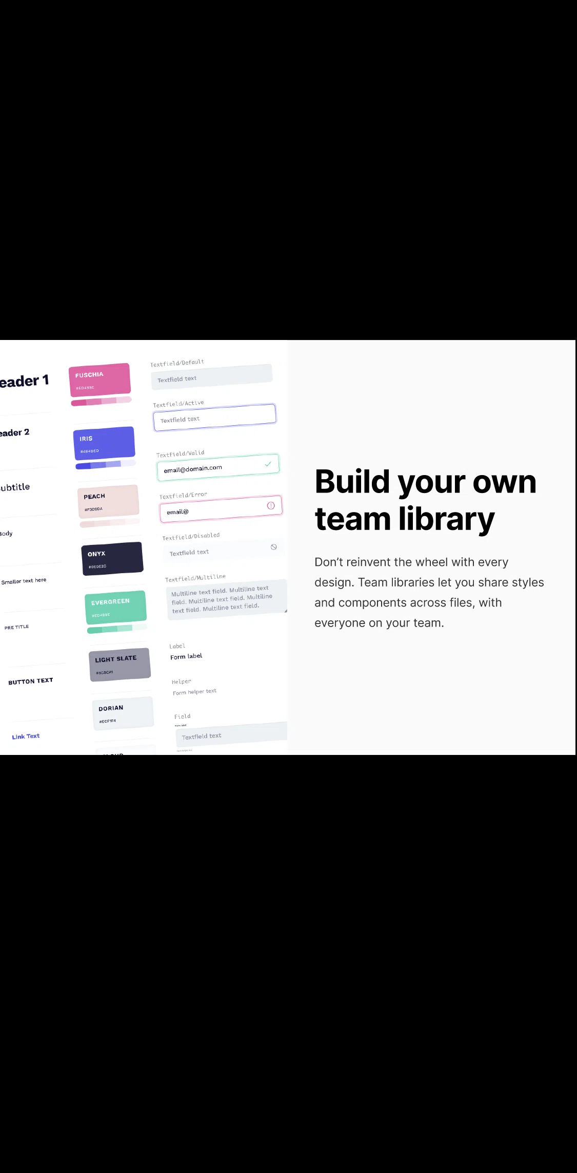 Figma Screen screen in the Prototype menu options flow