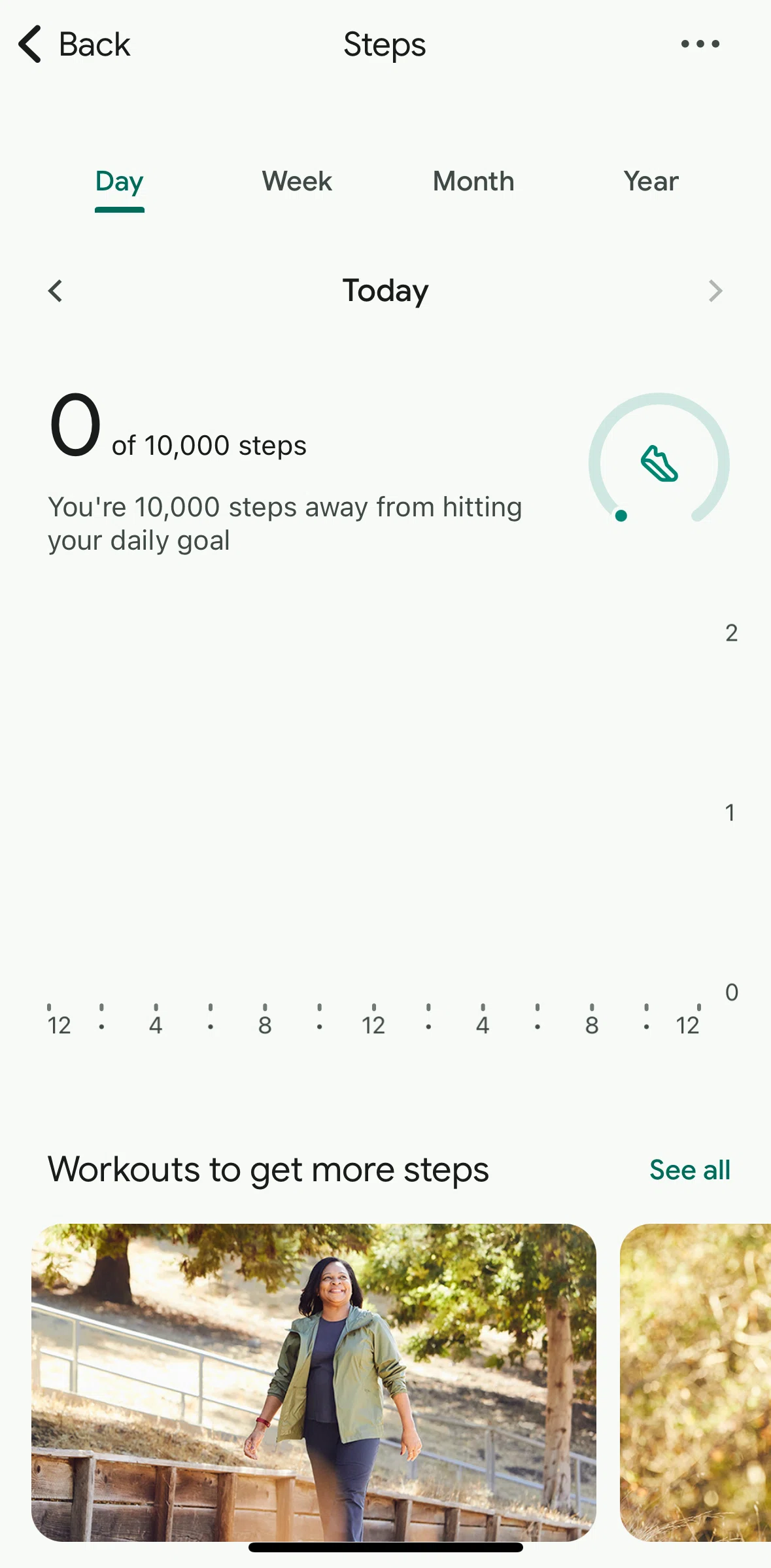 Fitbit Screen screen in the Settings flow