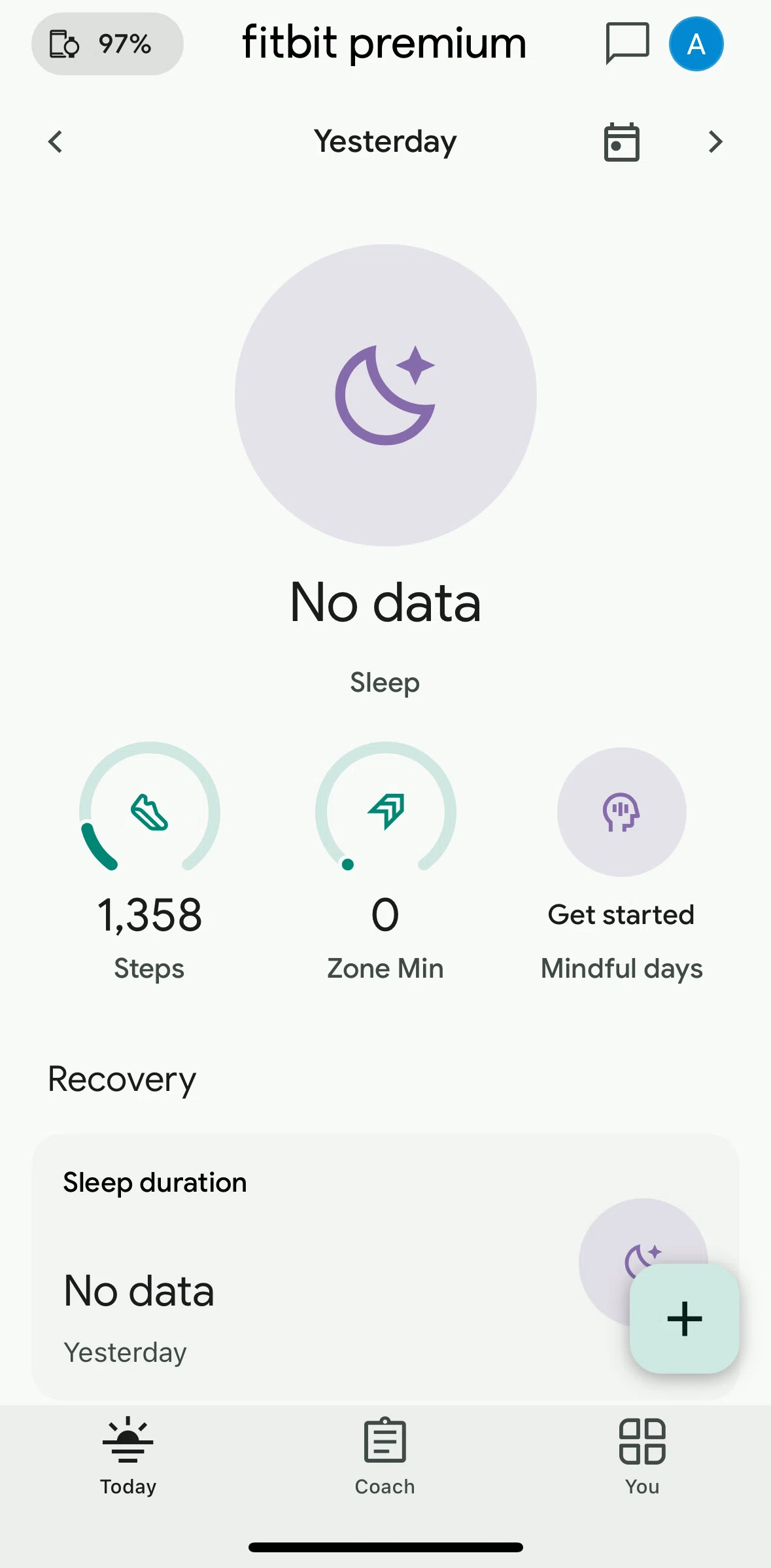 Fitbit Screen screen in the Steps flow