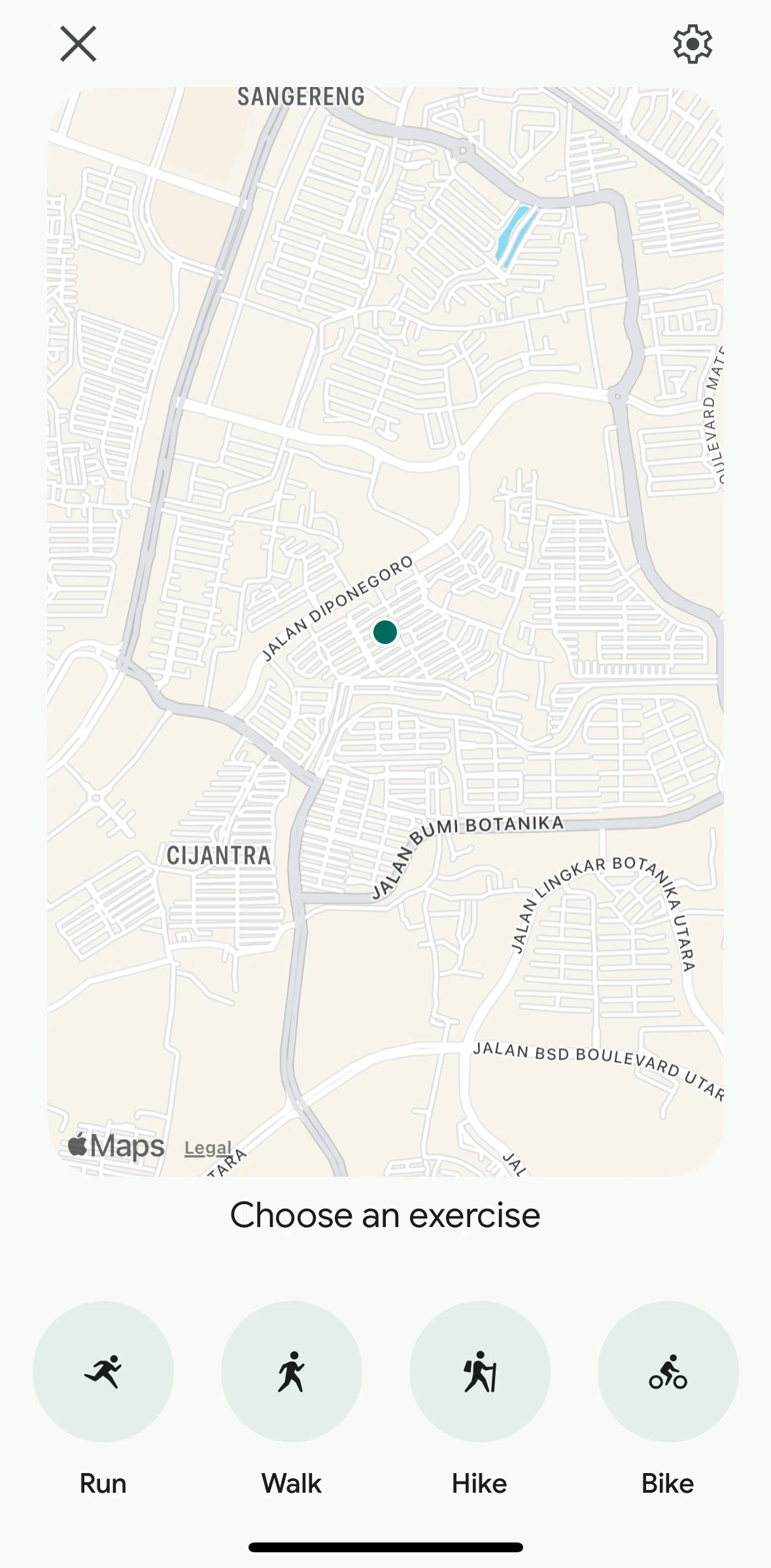 Fitbit Screen screen in the Voice cues flow