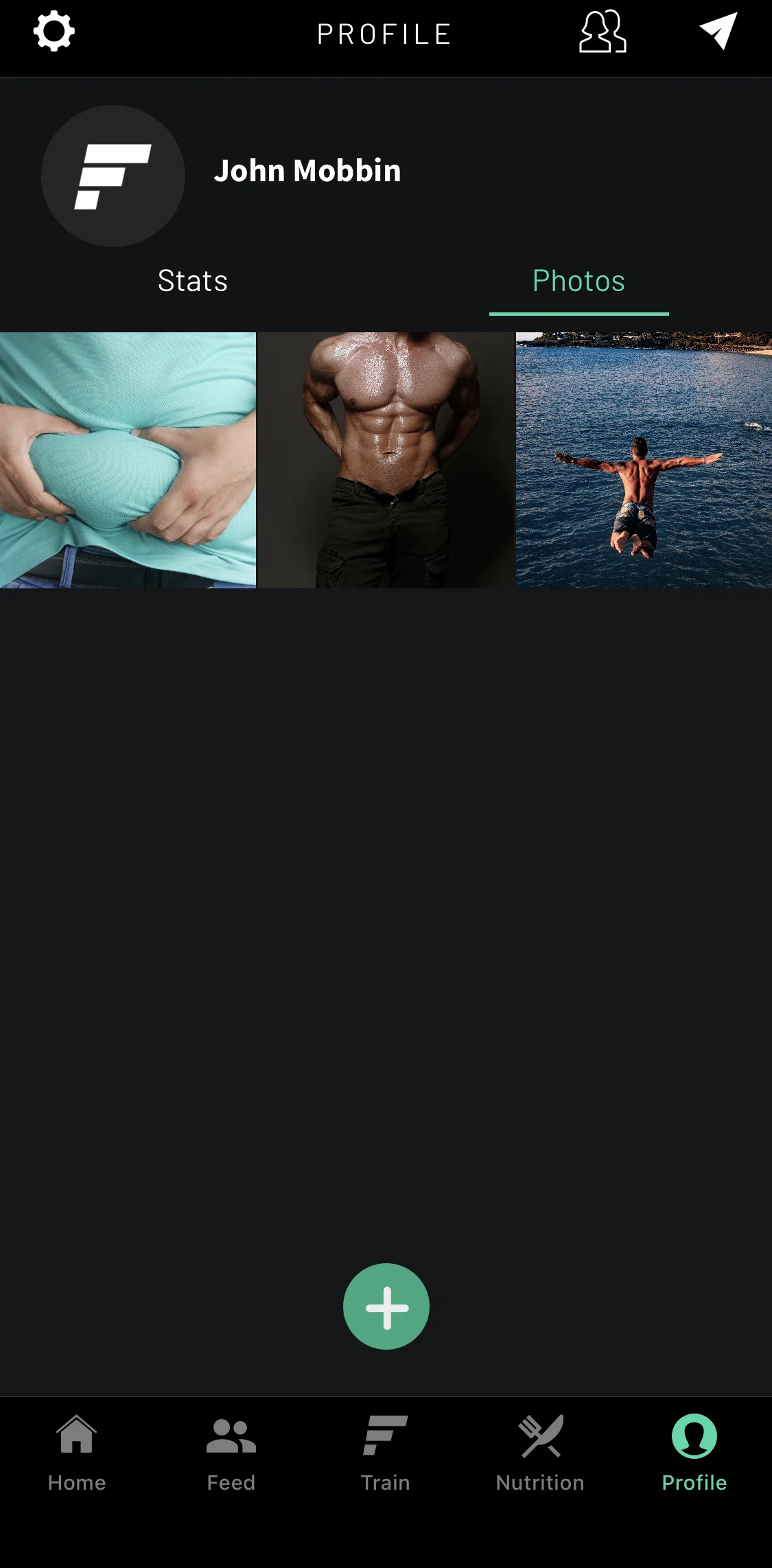 Fitplan Screen screen in the Creating a collage flow