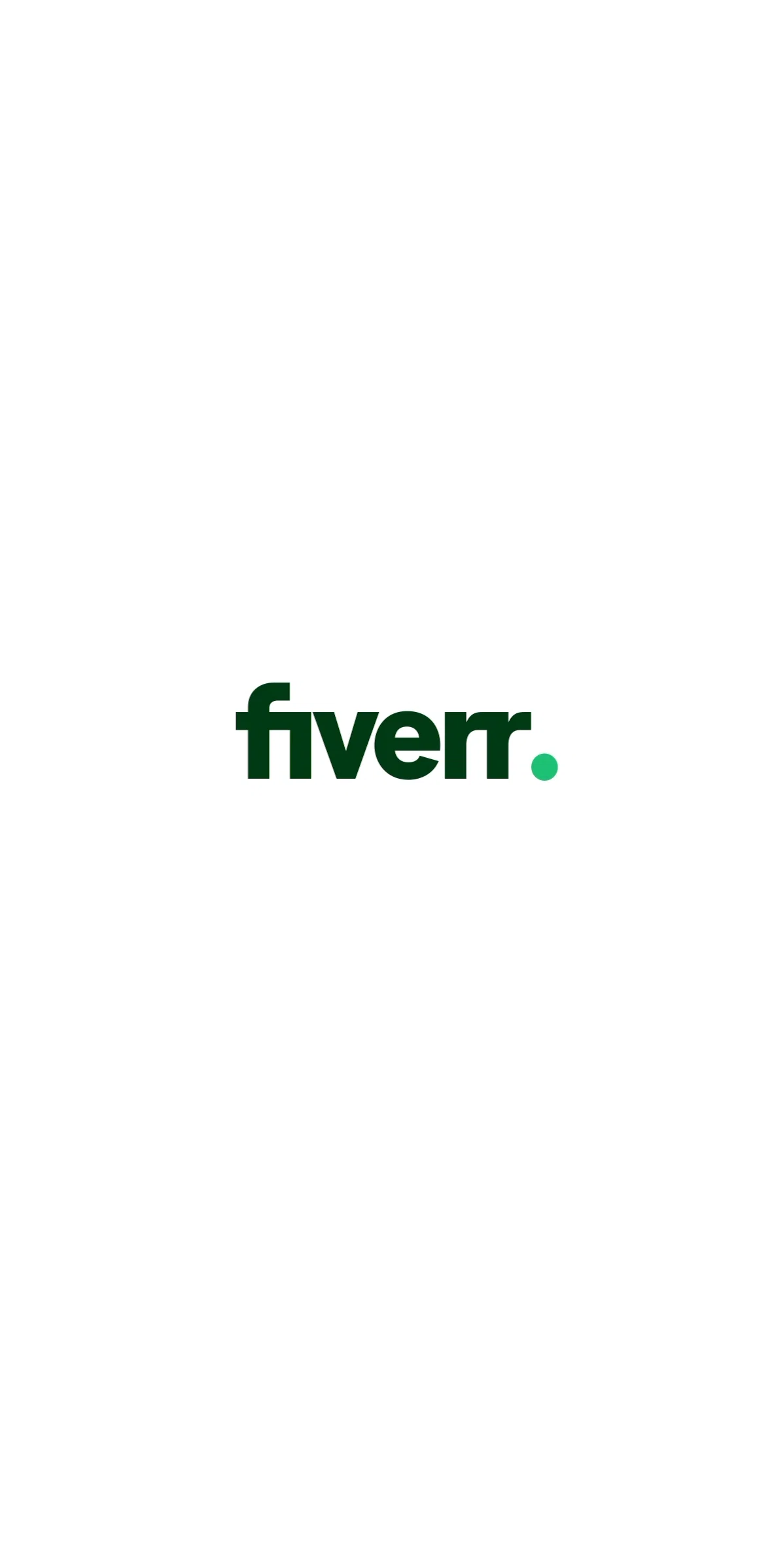 Fiverr Screen screen in the Onboarding (buyer) flow