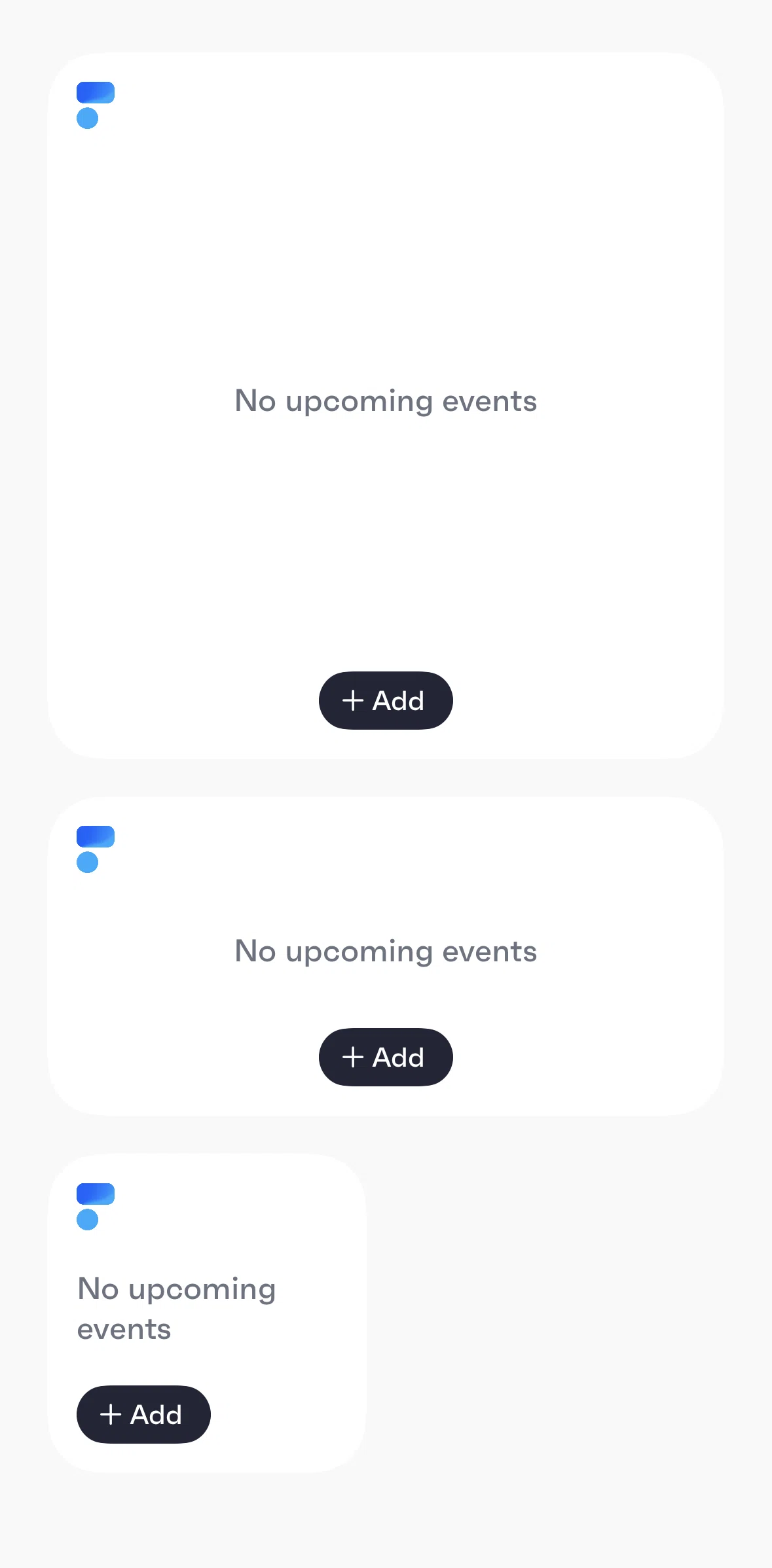 Fixtured Screen screen in the Widgets flow
