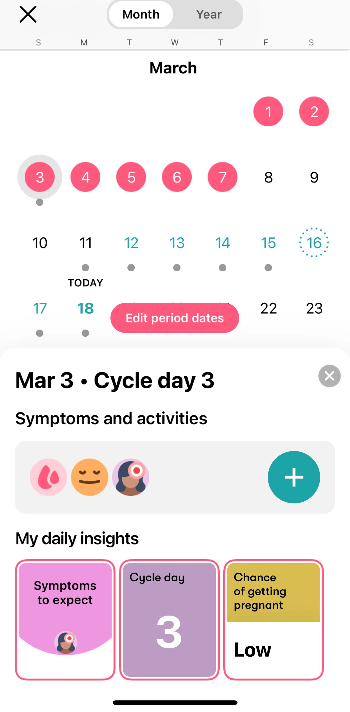 Flo Screen screen in the Editing categories flow