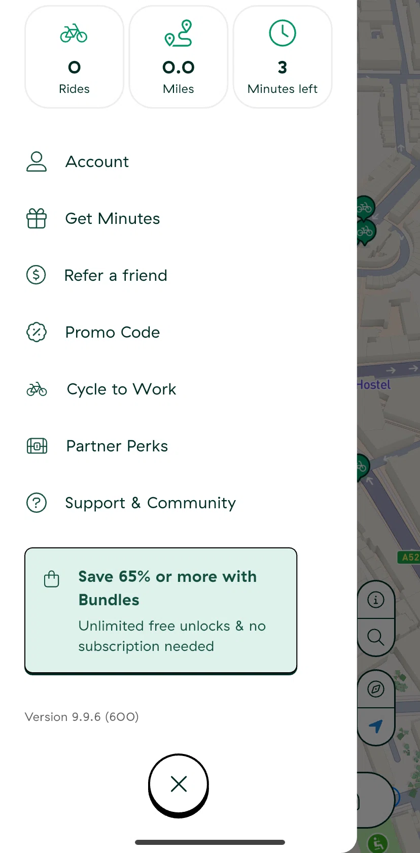 Forest Screen screen in the Account flow