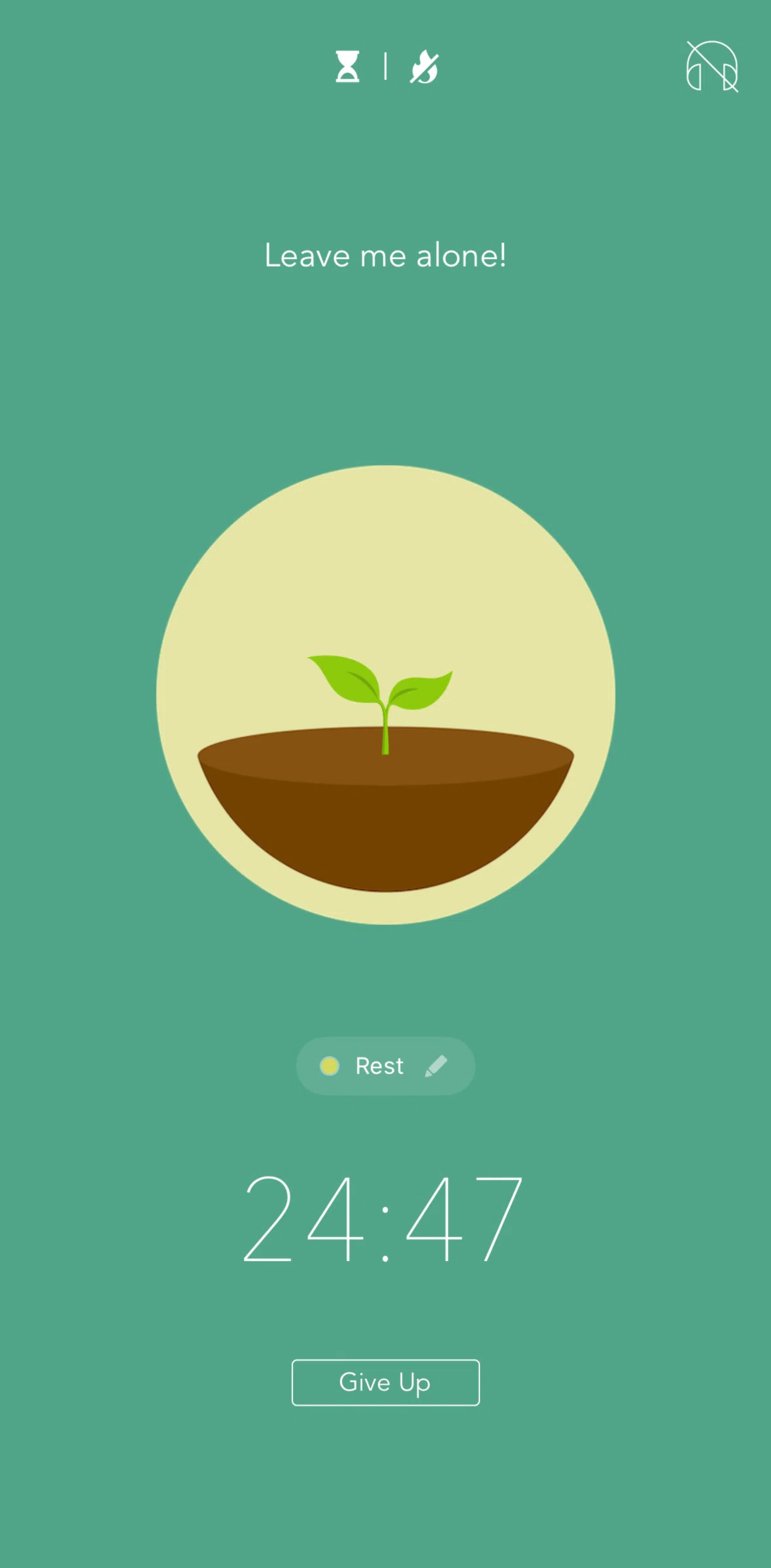 Forest Screen screen in the Adding a note flow