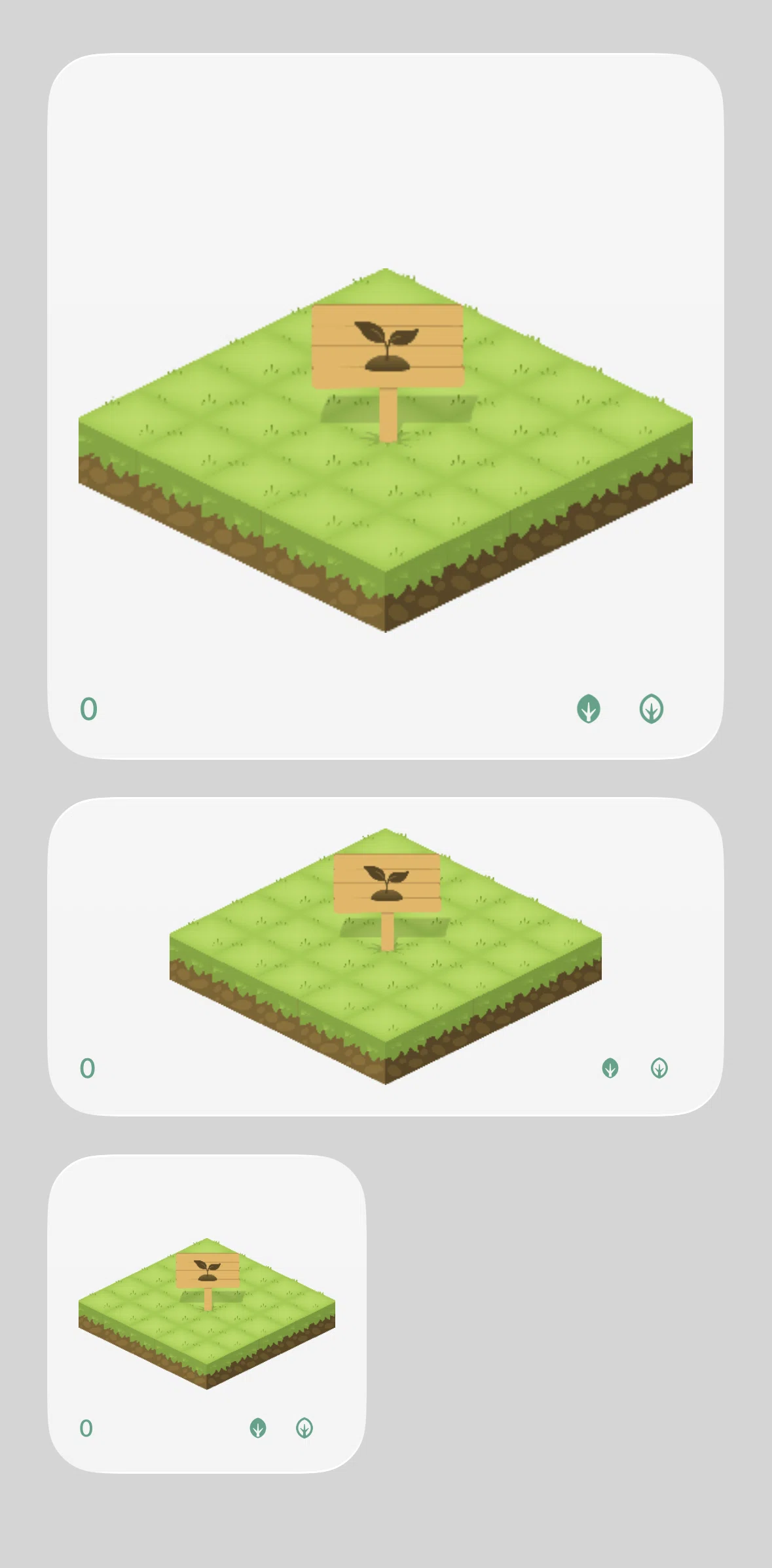 Forest Screen screen in the Widgets flow
