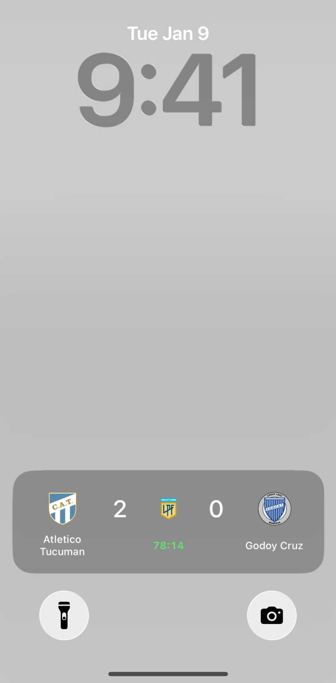 FotMob Screen screen in the Live Activities flow