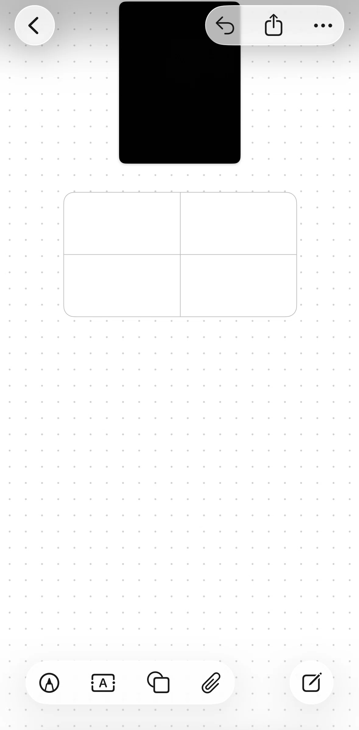 Freeform Screen screen in the Adding a row flow
