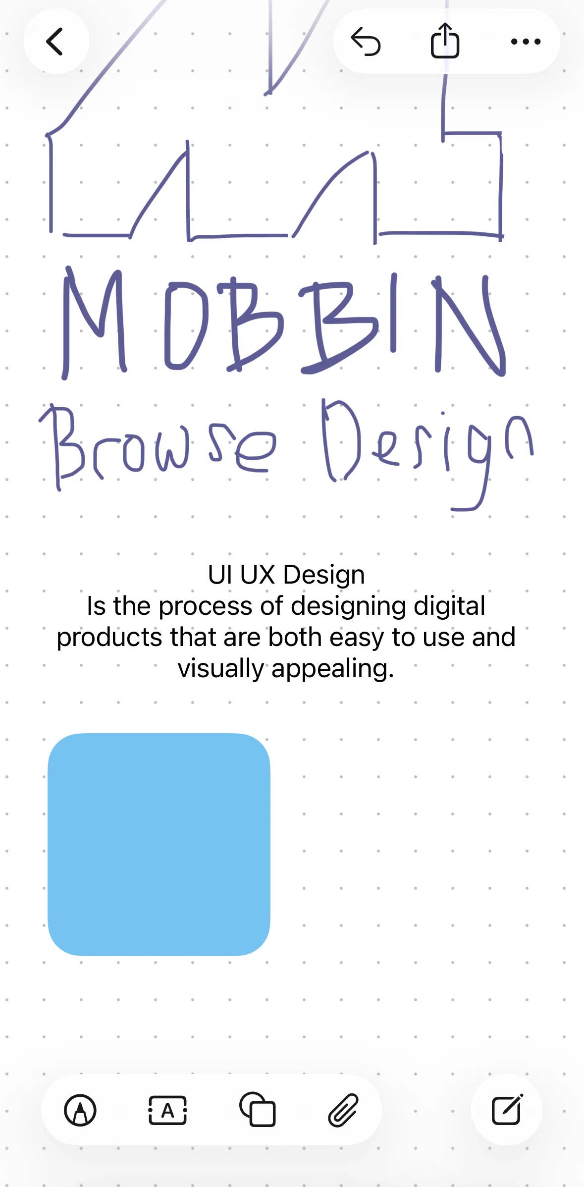 Freeform Screen screen in the Adding an outline flow